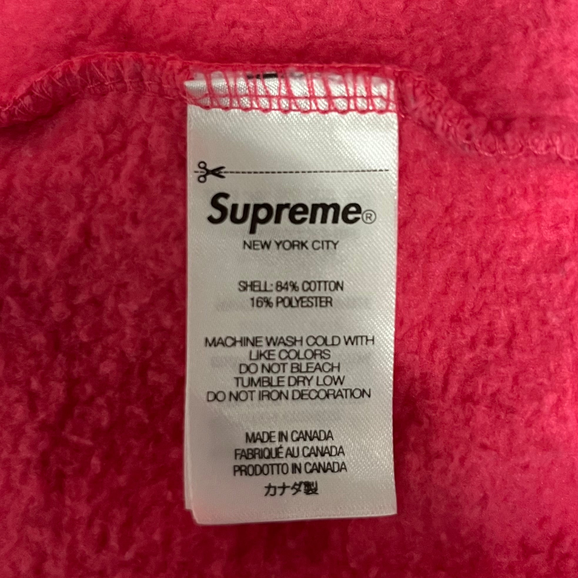Supreme/Hoodie/M/Cotton/PNK/supreme pink hoodie view 4