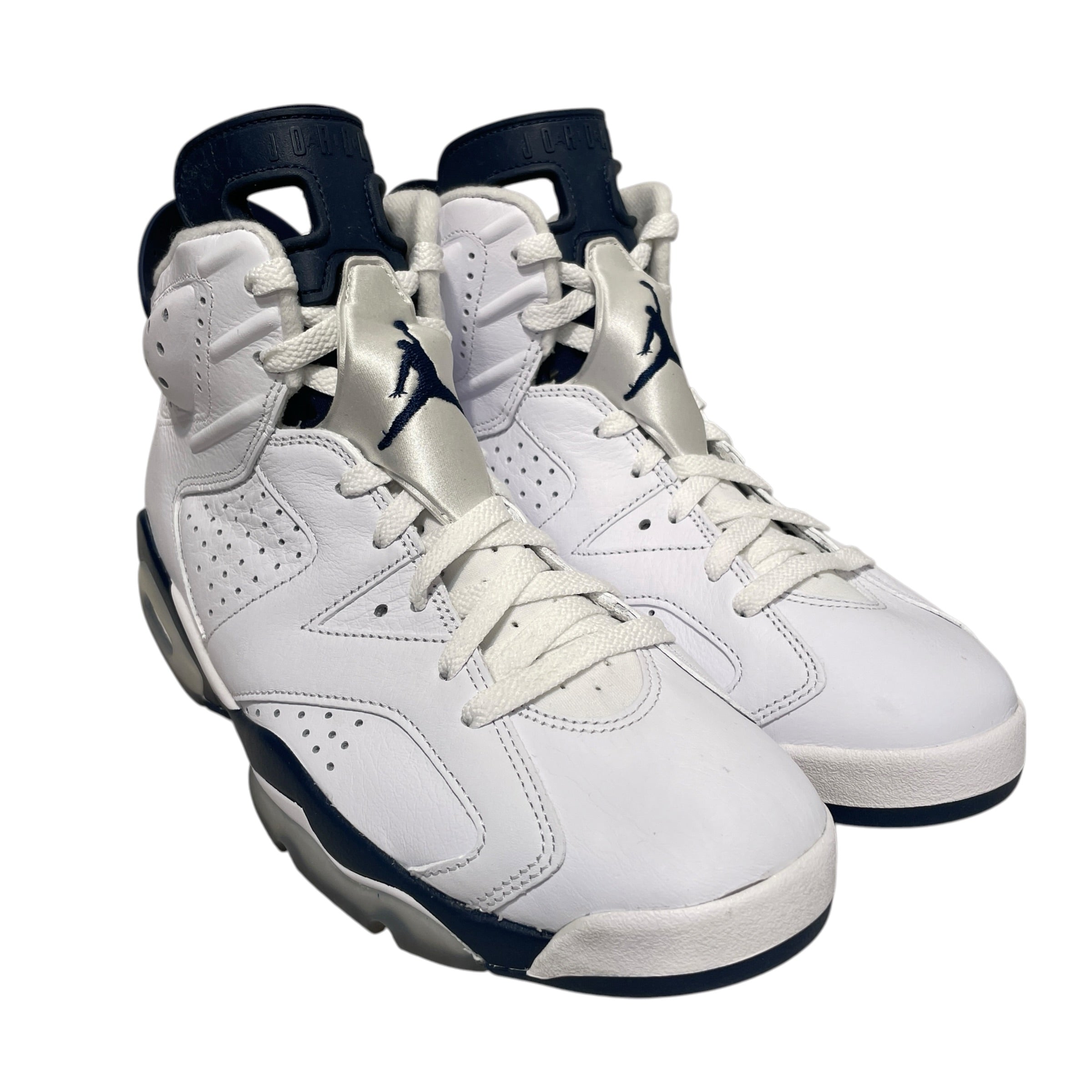 JORDAN BRAND/Hi-Sneakers/US 10/Leather/WHT/Straight Tip/Jordan 6 Retro Midnight Navy view 1