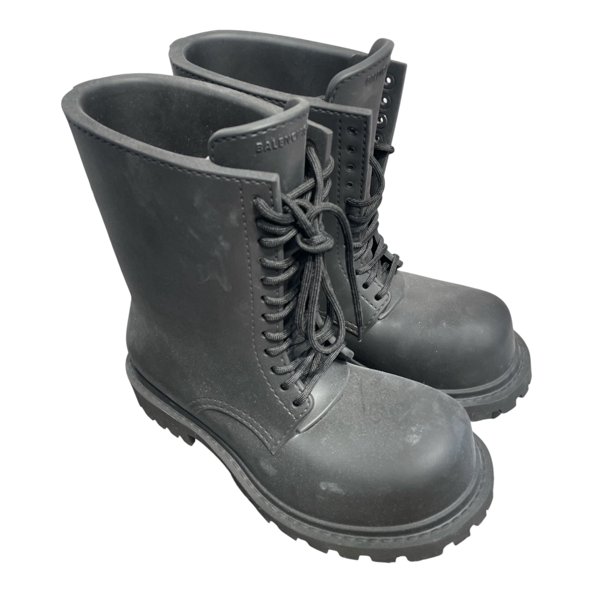 BALENCIAGA/Boots/EU 44/BLK/STEROID COMBAT view 1