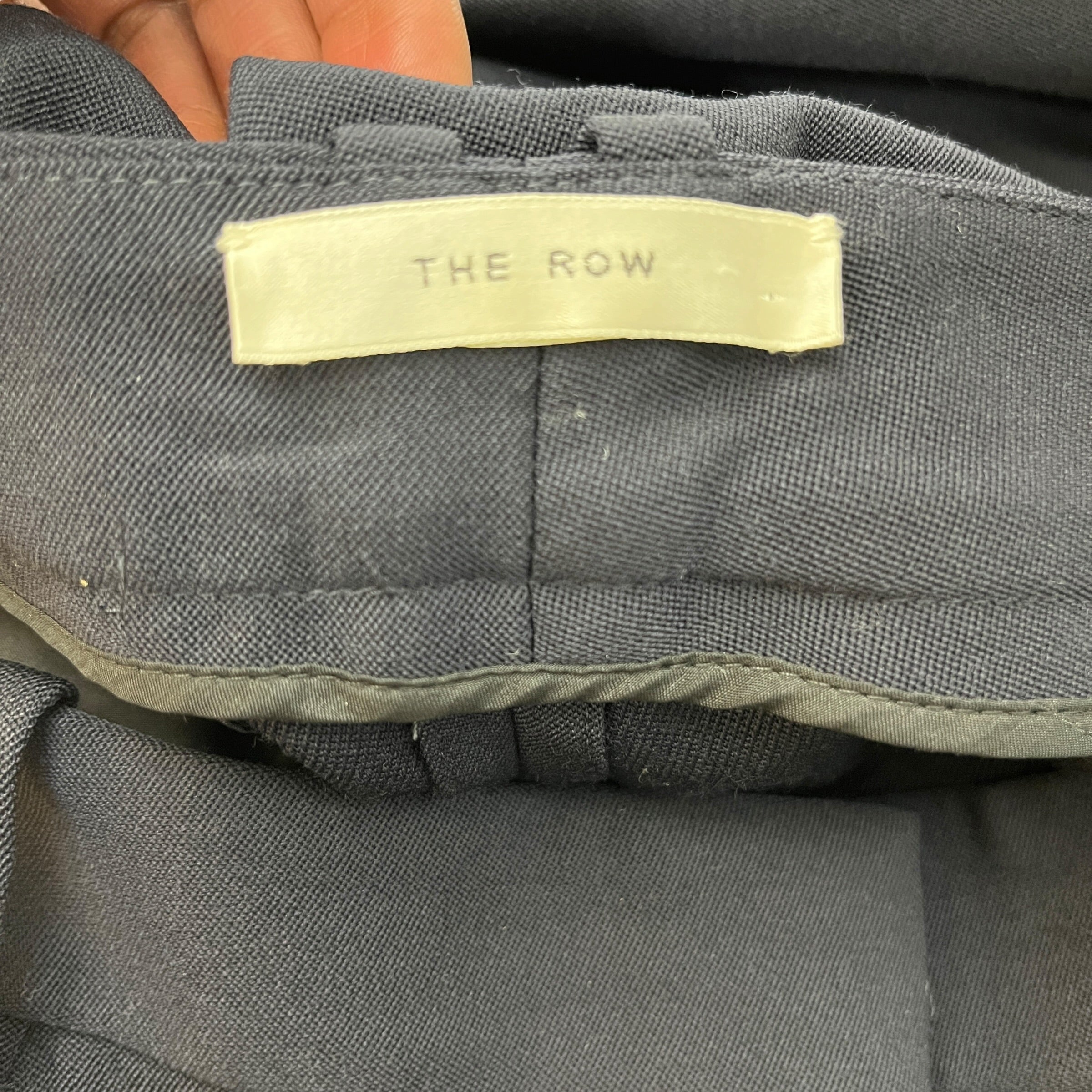 THROW/Straight Pants/10/Cotton/NVY/Straight leg trousers view 3