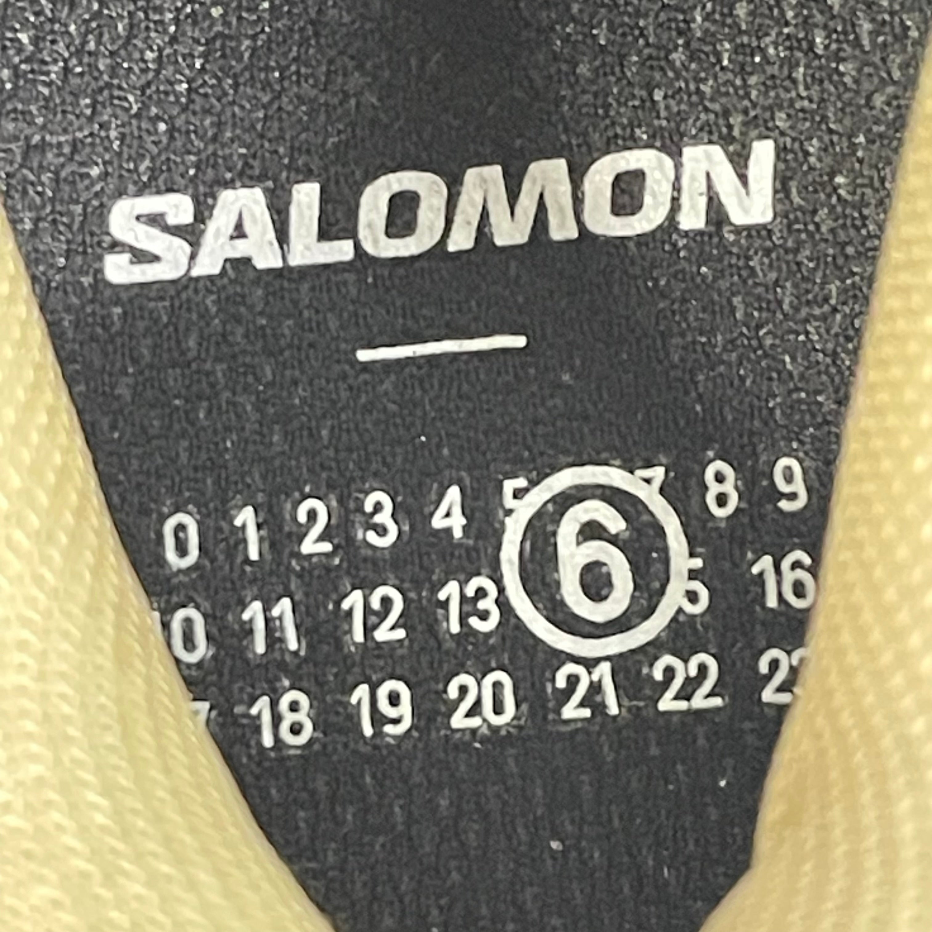 salomon/Maison Margiela/Low-Sneakers/US 6.5/Cotton/WHT/numbers/whi hard/energy cell view 4
