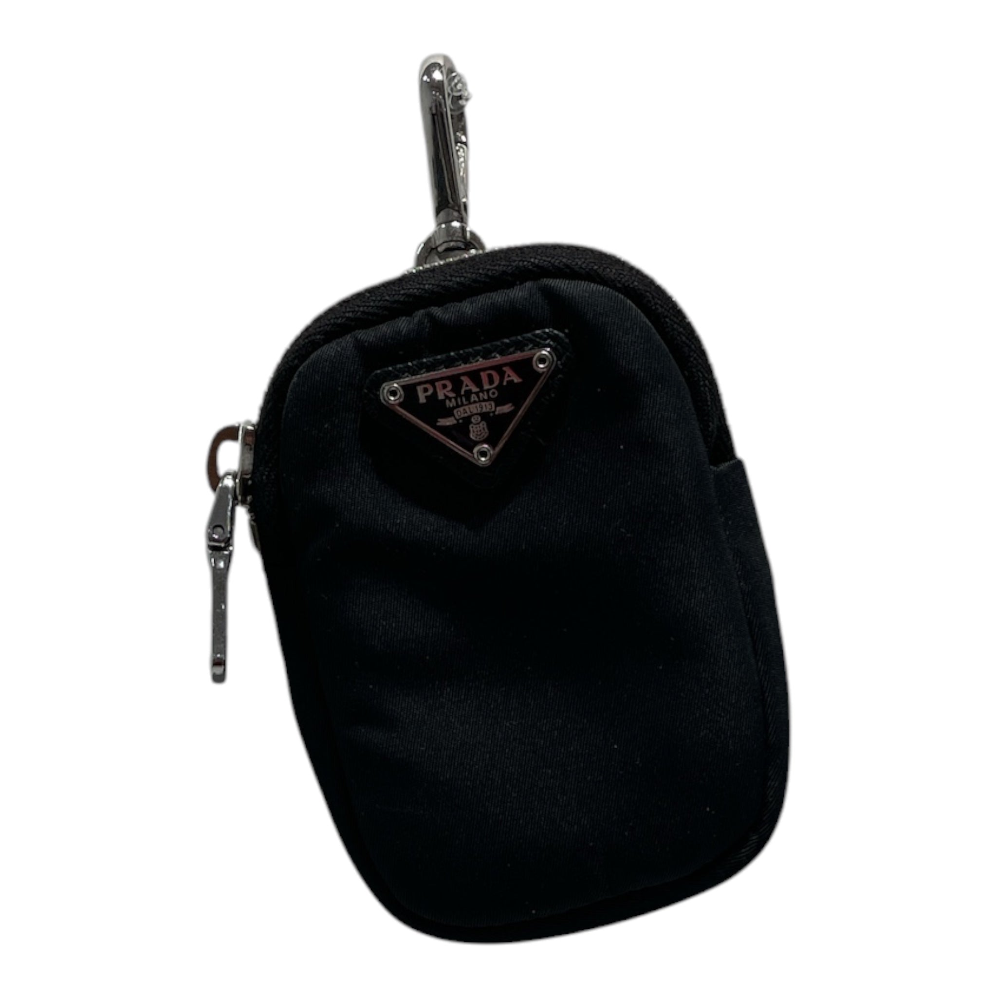 PRADA/Accessories/Nylon/BLK/L's/mini pouch keychain view 1