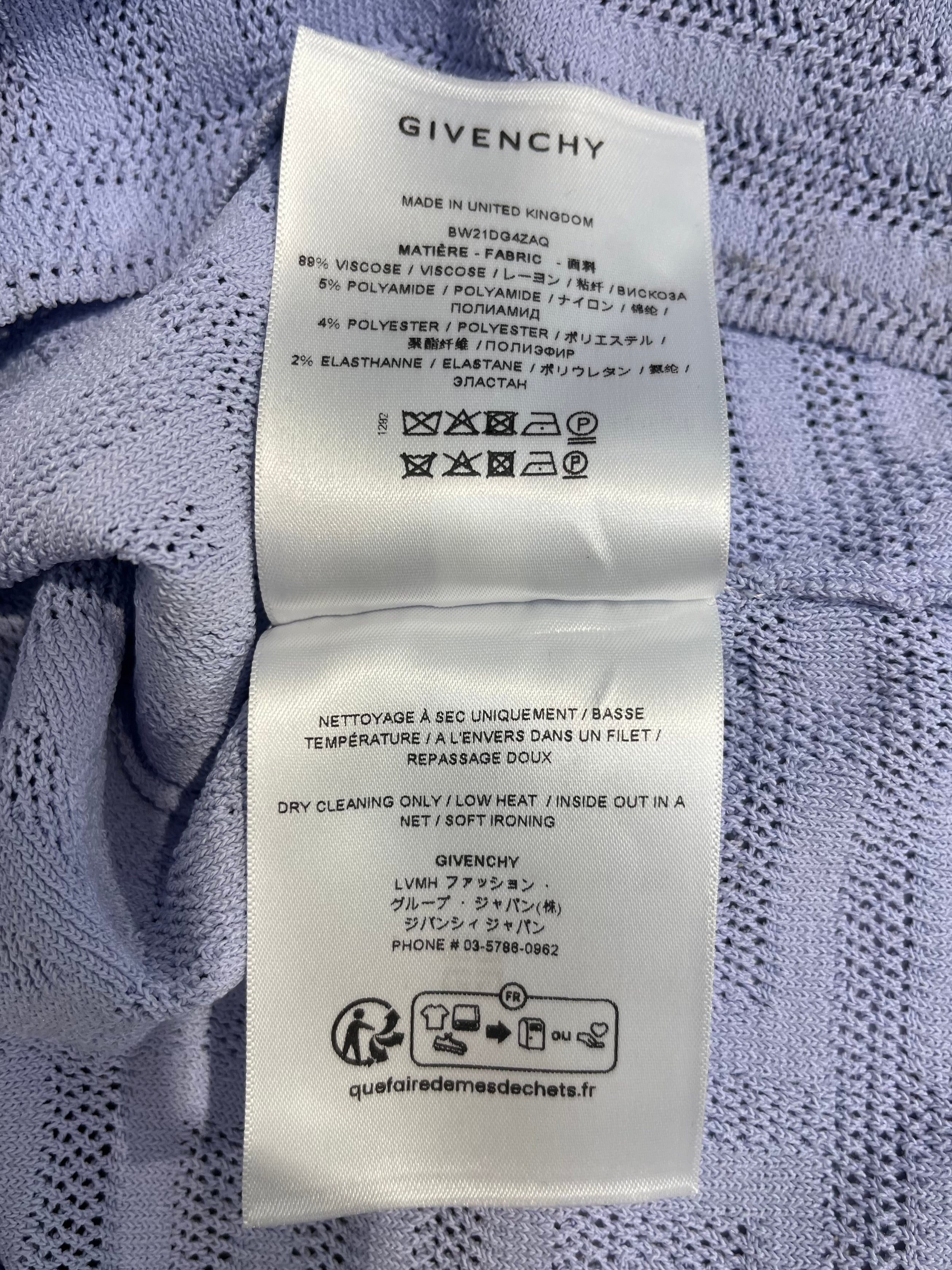 GIVENCHY/SL Dress/M/Monogram/PPL/4G JACQUARD KNIT LAVENDAR view 5