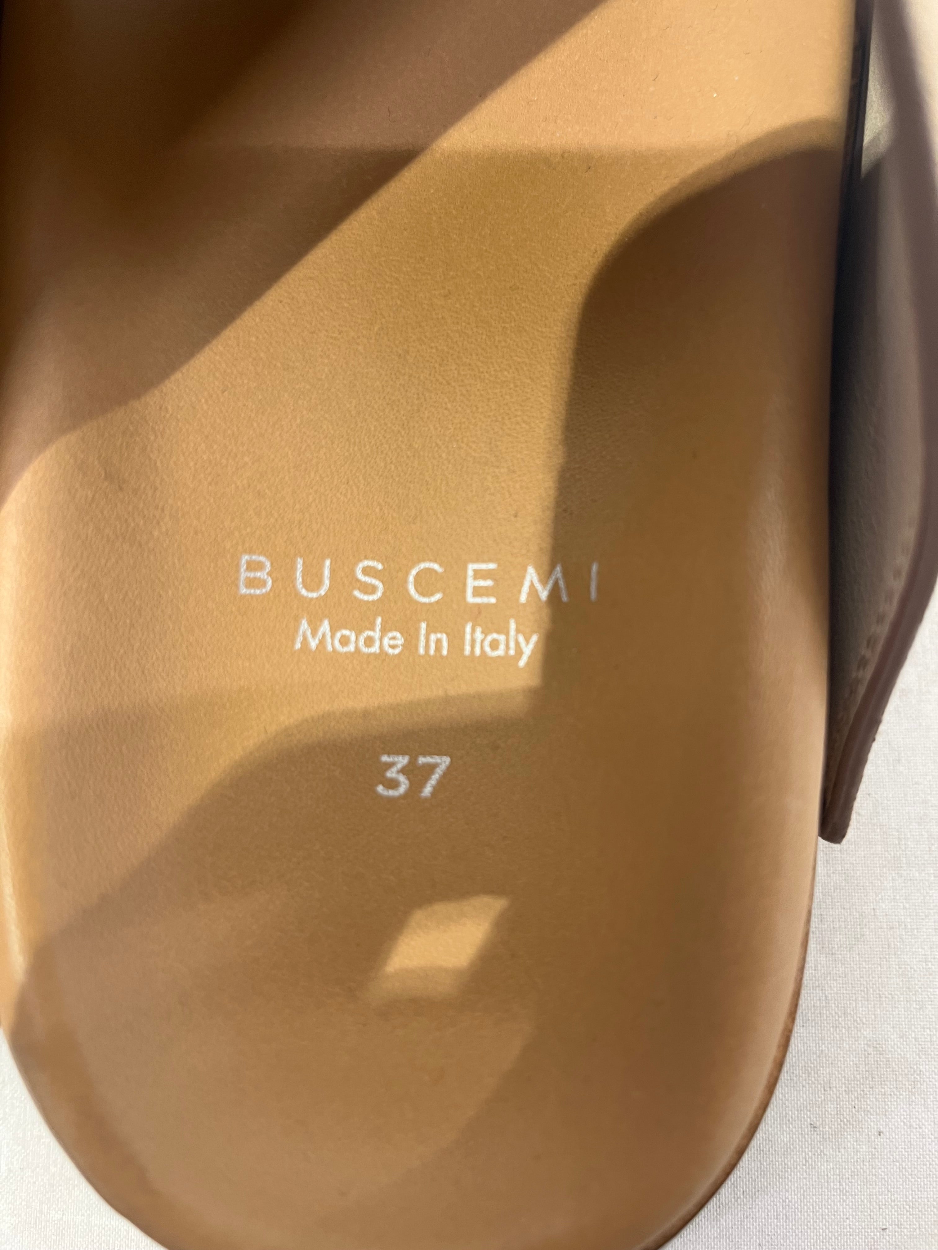 BUSCEMI/Sandals/EU 37/Suede/BEG/ view 3