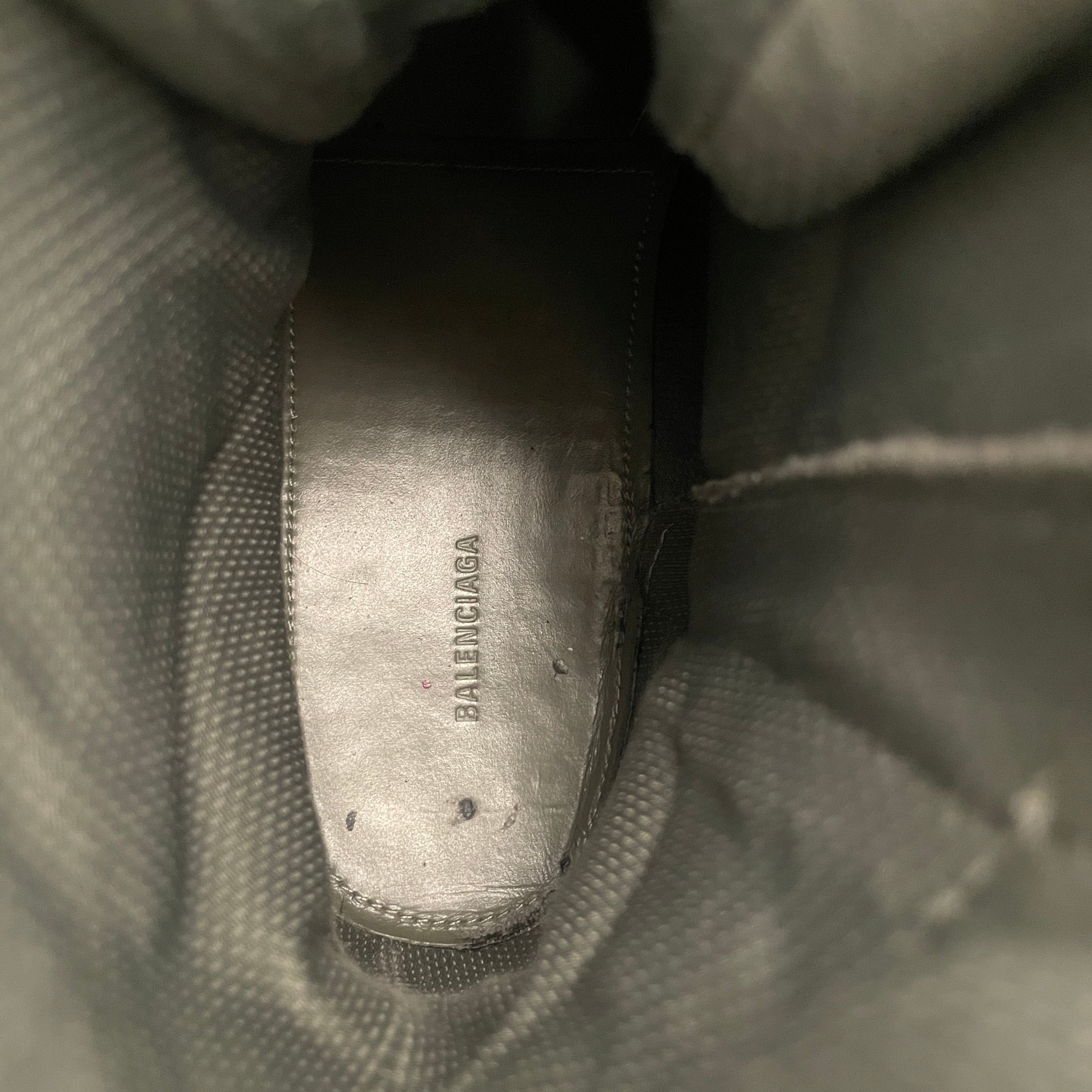 BALENCIAGA/Boots/US 5.5/Cotton/GRN/lace combat view 3