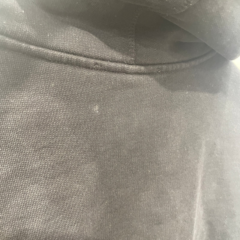 Helmut Lang/Hoodie/XL/Cotton/BLK/Pullover/BONDAGE HOODIE