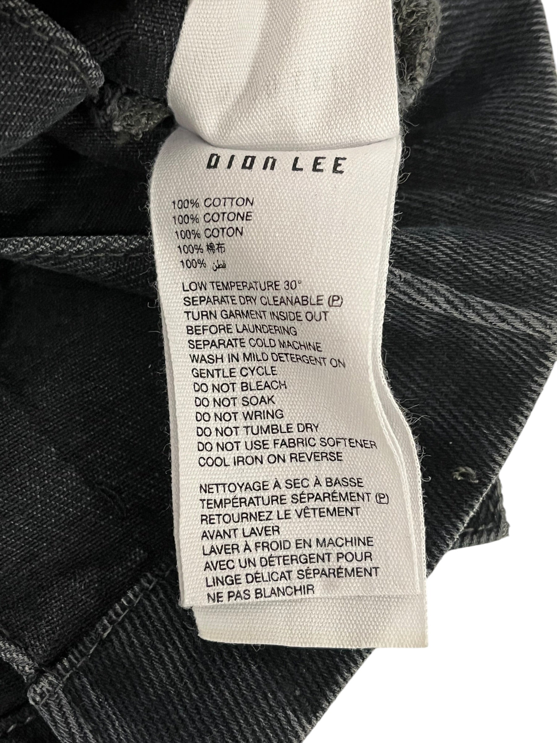 DION LEE/Skirt/2/Denim/GRY/Mini Length/ view 6