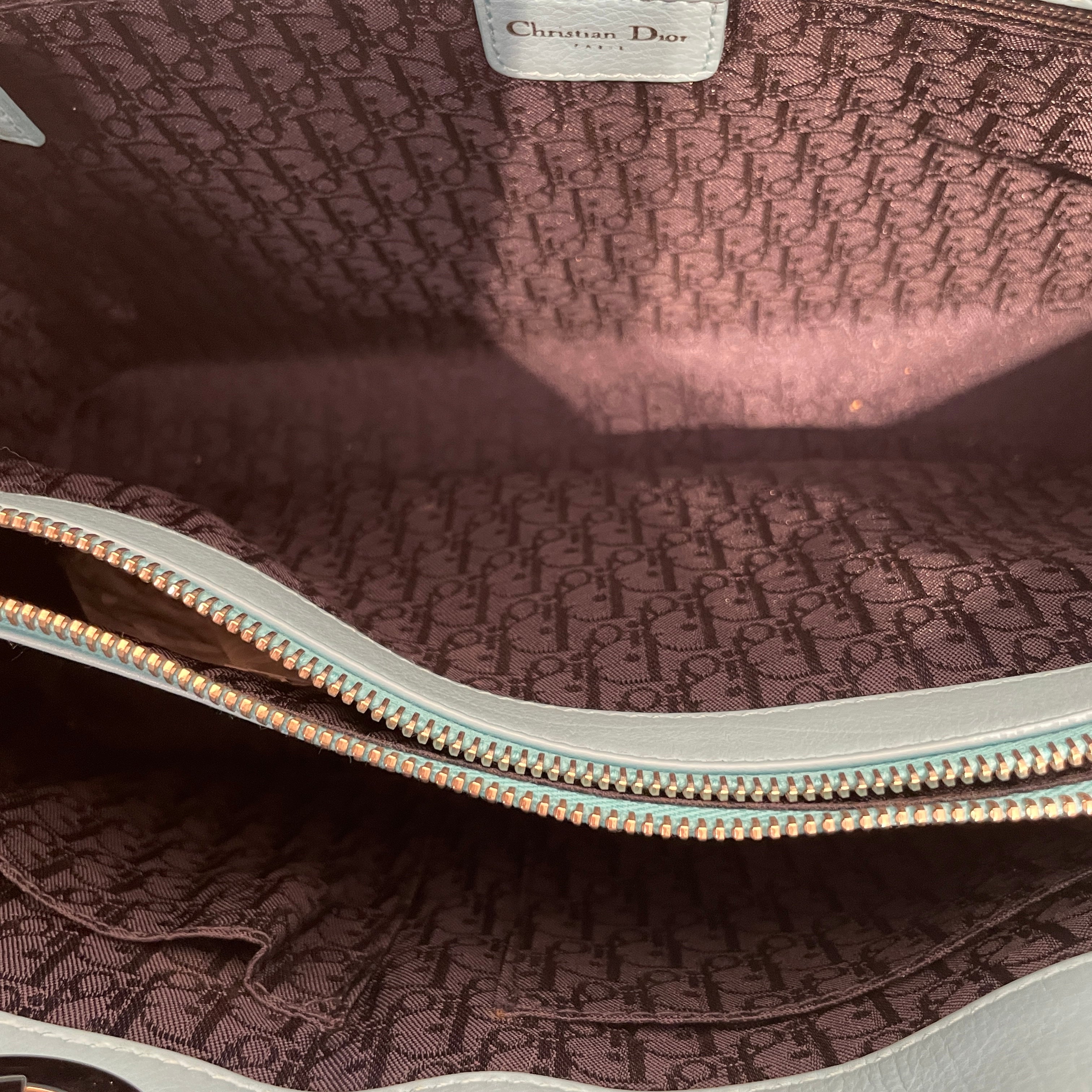 Christian Dior/Hand Bag/Leather/BLU/CANAGE view 4