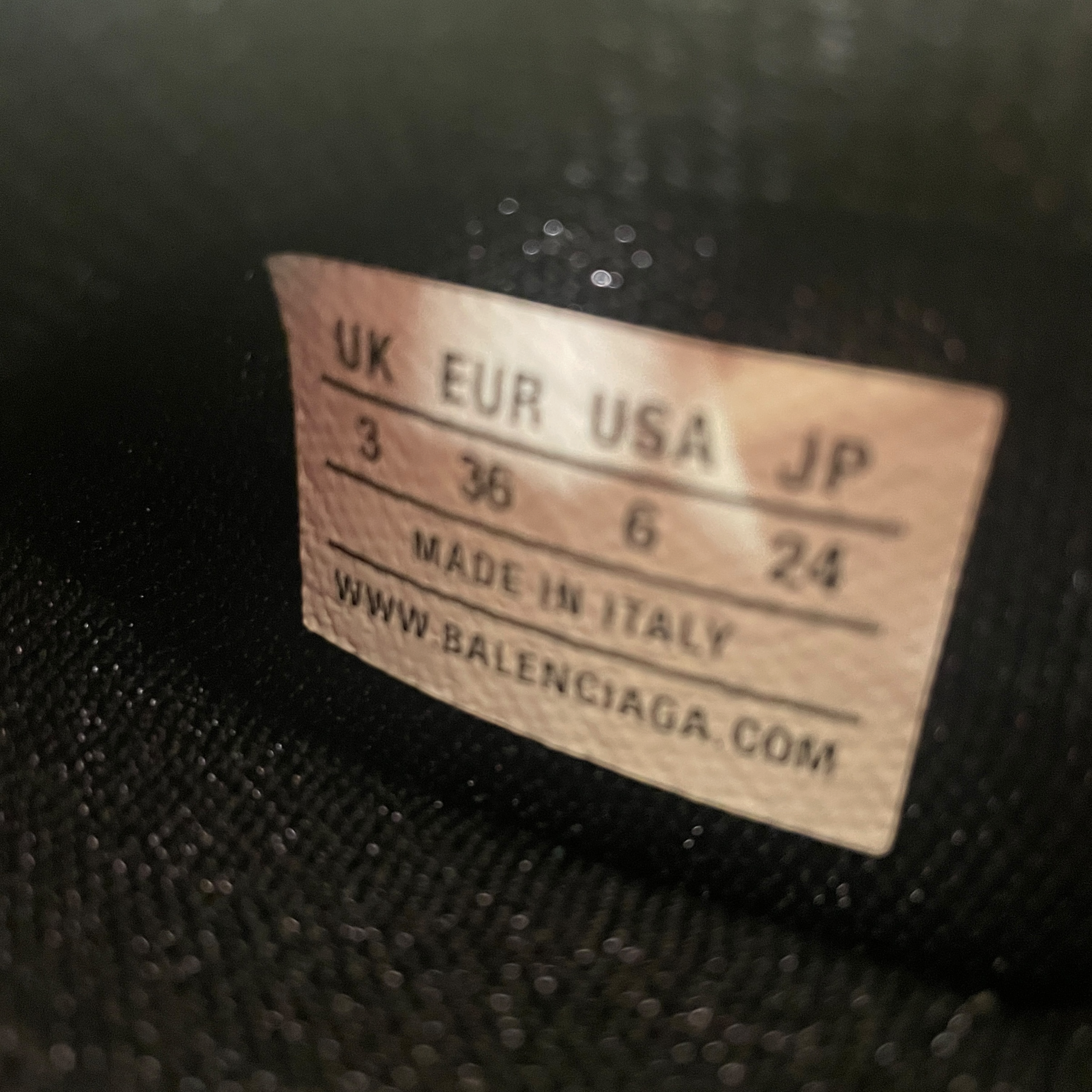 BALENCIAGA/Hi-Sneakers/US 6/BLK/ view 3
