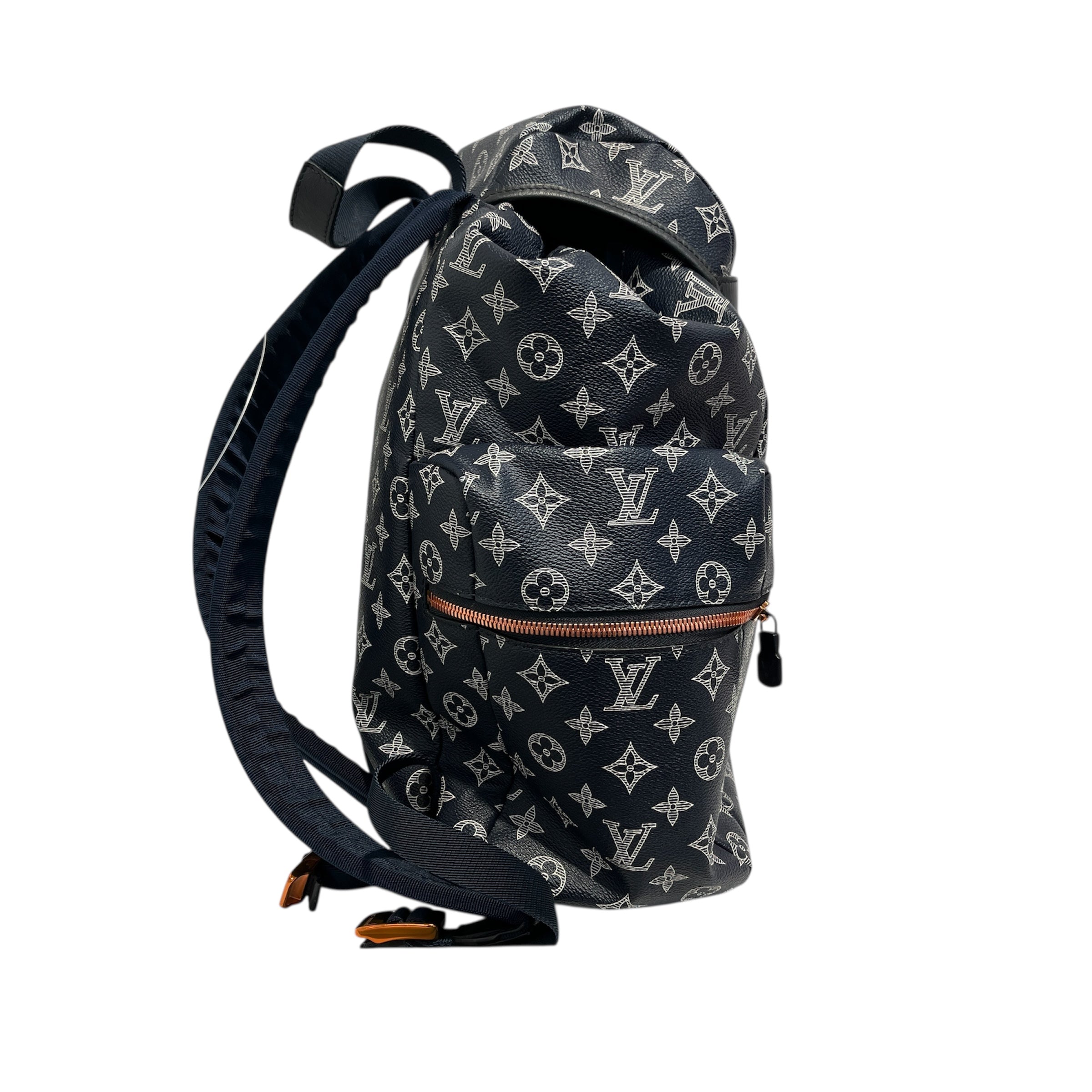 LOUIS VUITTON/Backpack/Monogram/Leather/NVY/Ink Discovery view 4