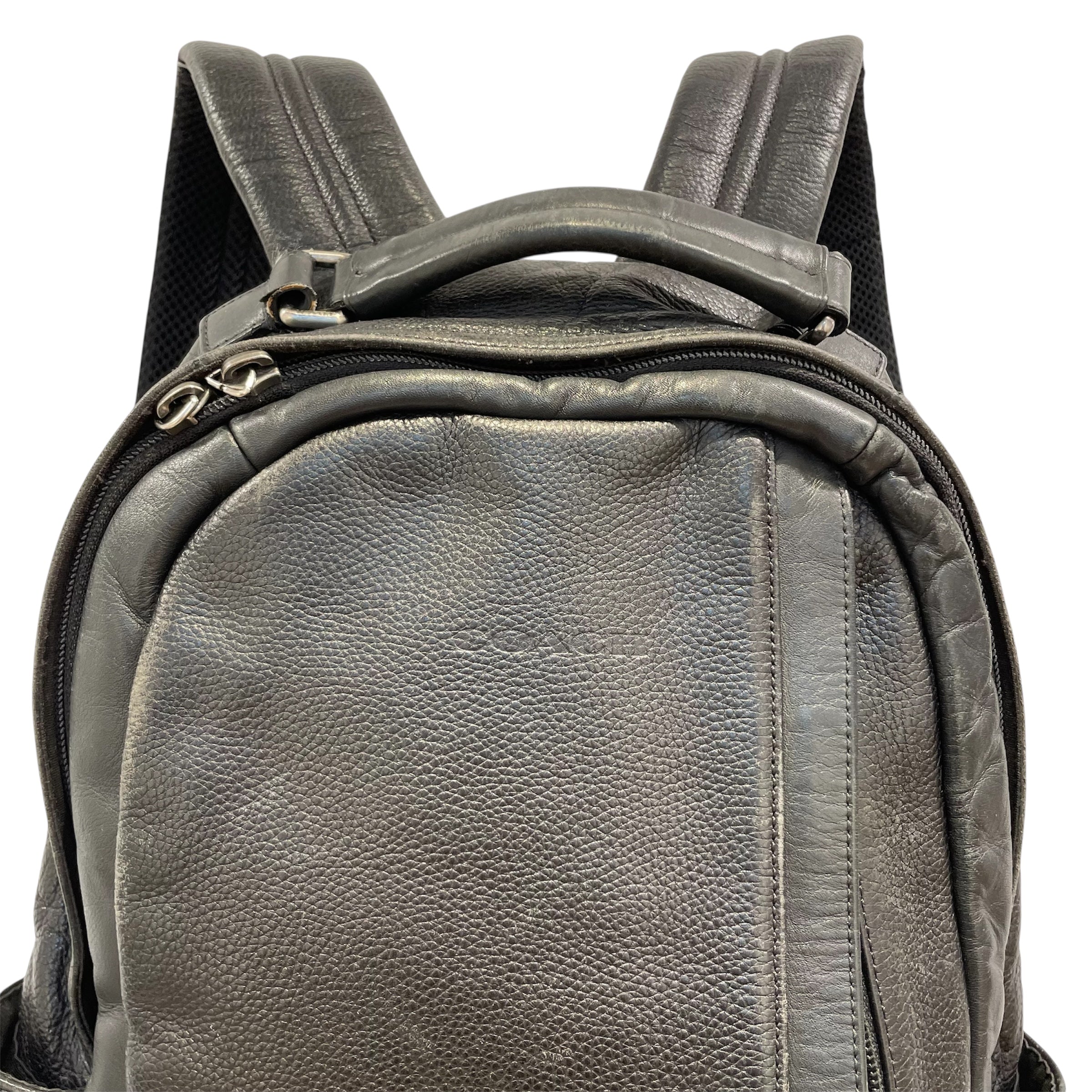 COACH/Backpack/Leather/BLK/VINTAGE BAG view 3