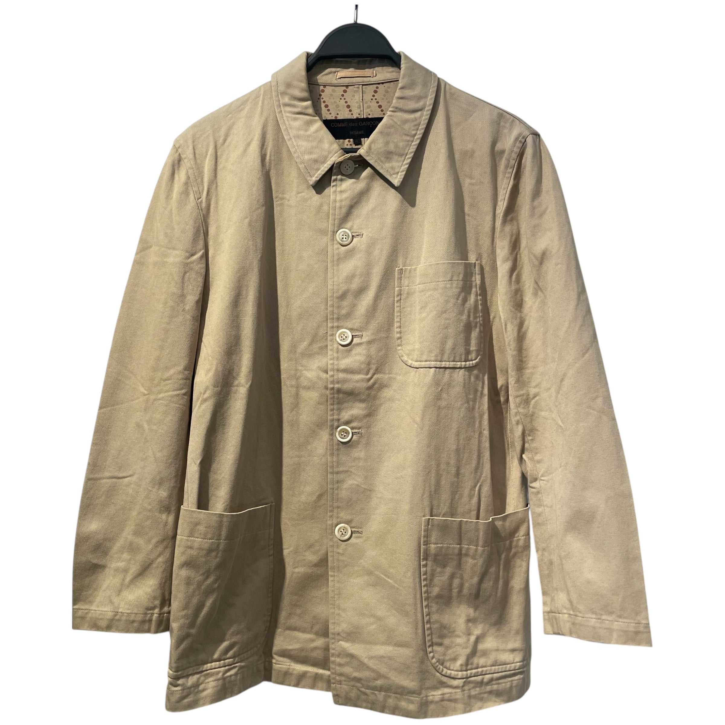 COMME des GARCONS HOMME/Coverall/S/Beige/Cotton/hf-j072 view 1