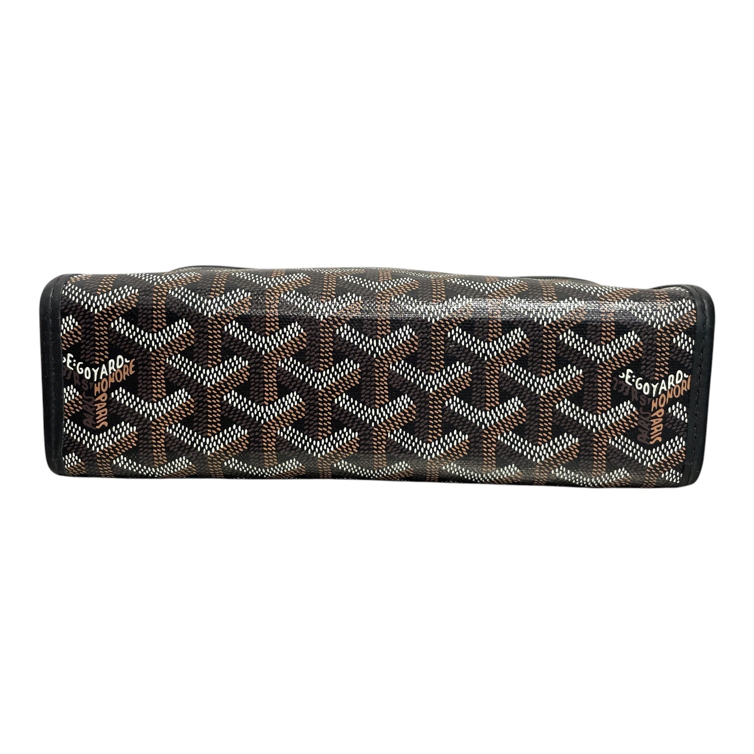 GOYARD/Accessories/Monogram/Leather/BLK/Cosmetic Case view 3
