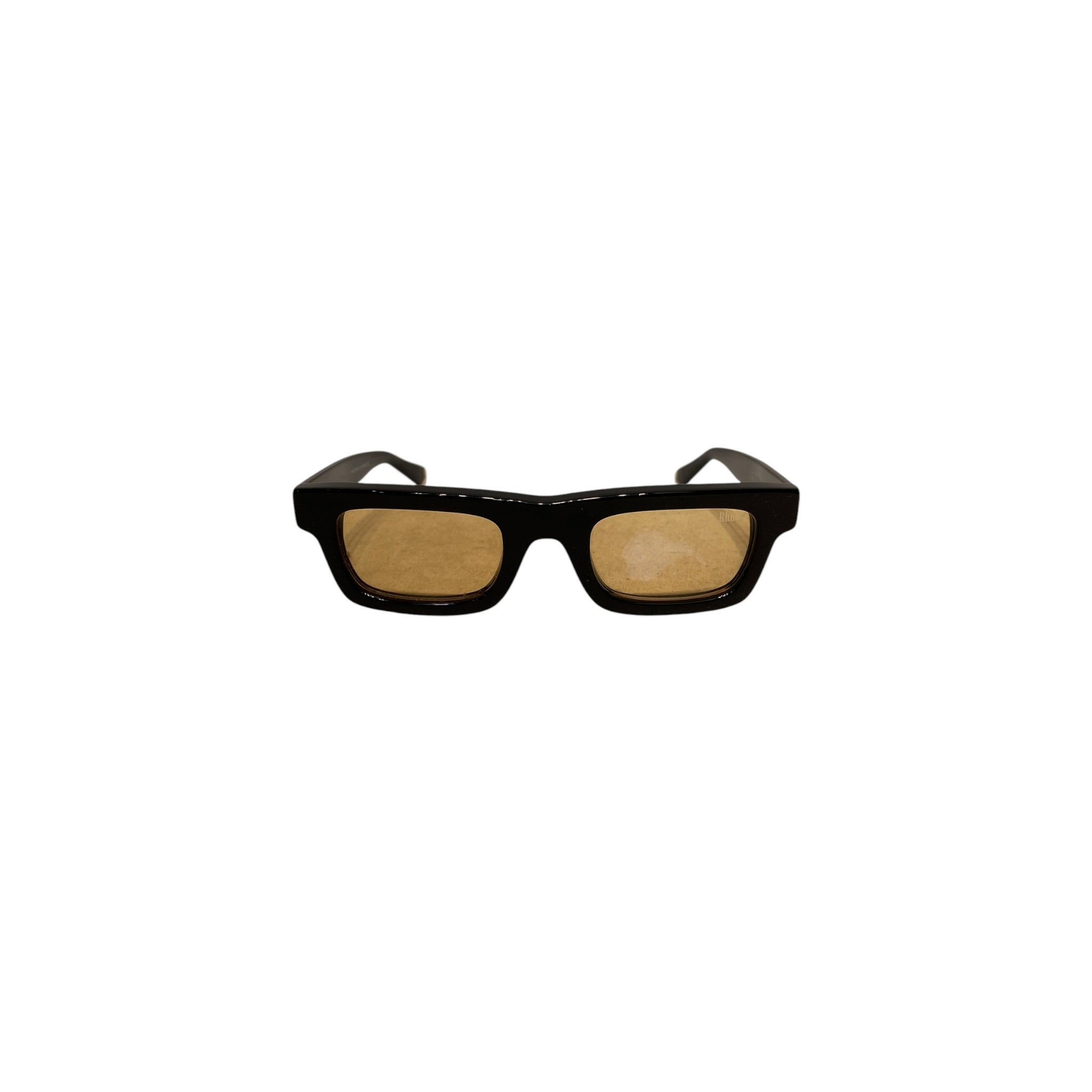 RHUDE/Sunglasses/Plastic/BLK/M's/Yellow Tint view 1