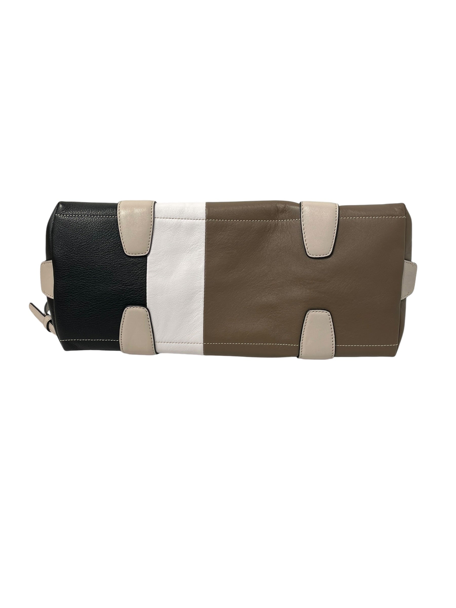 COACH/Bag/Leather/BRW/bowling bag 3 strap blackwhite view 6