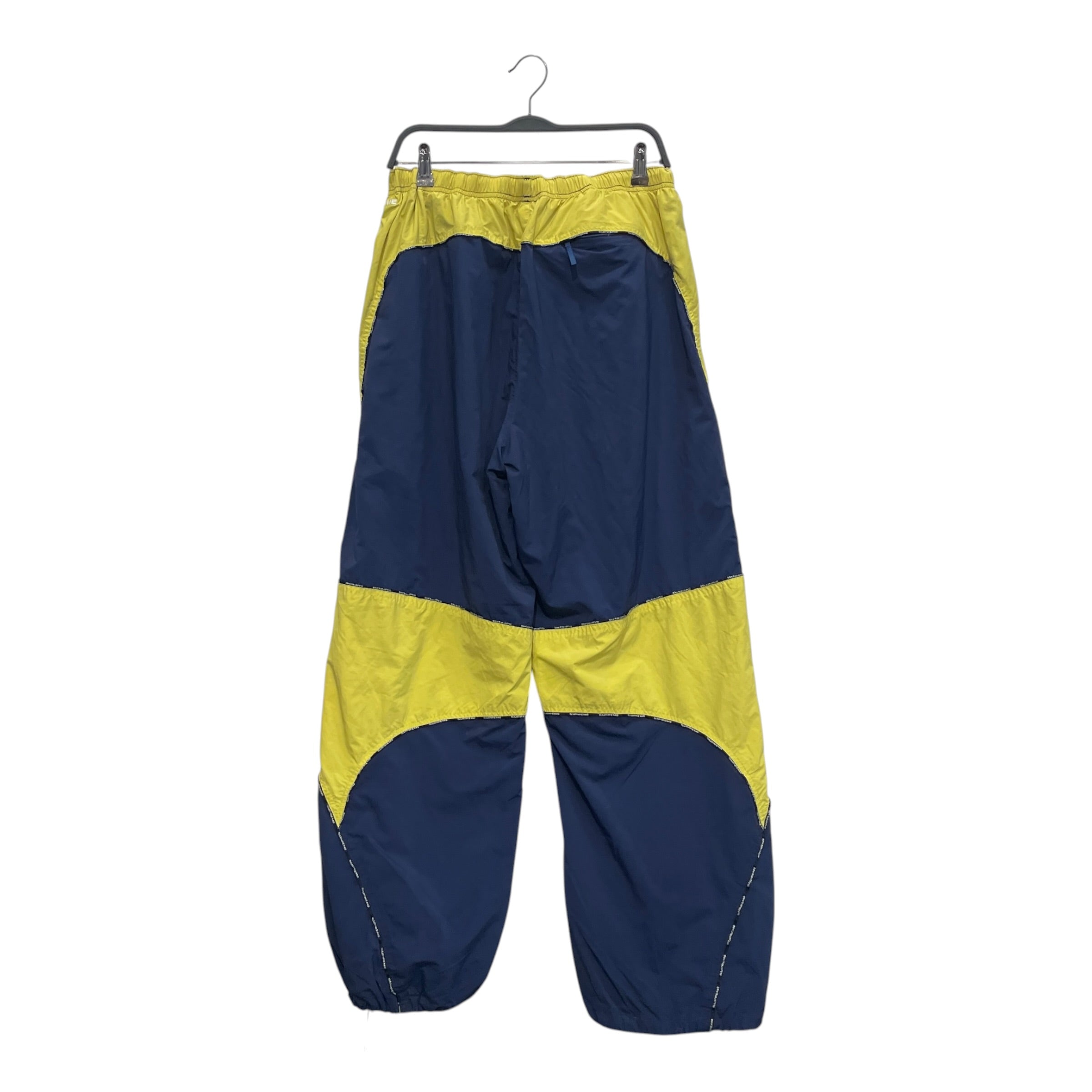 Supreme/Straight Pants/XL/Polyester/NVY/Joggers/YLW CUTOUT JOGGER view 2
