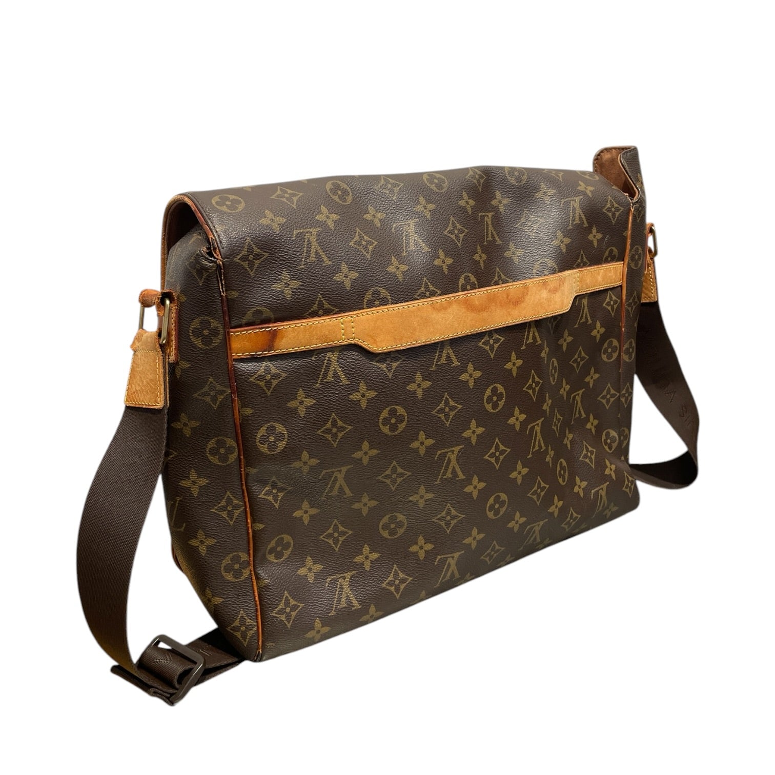 LOUIS VUITTON/Cross Body Bag/Monogram/Leather/BRW/Abbesses Monogram Messenger view 3