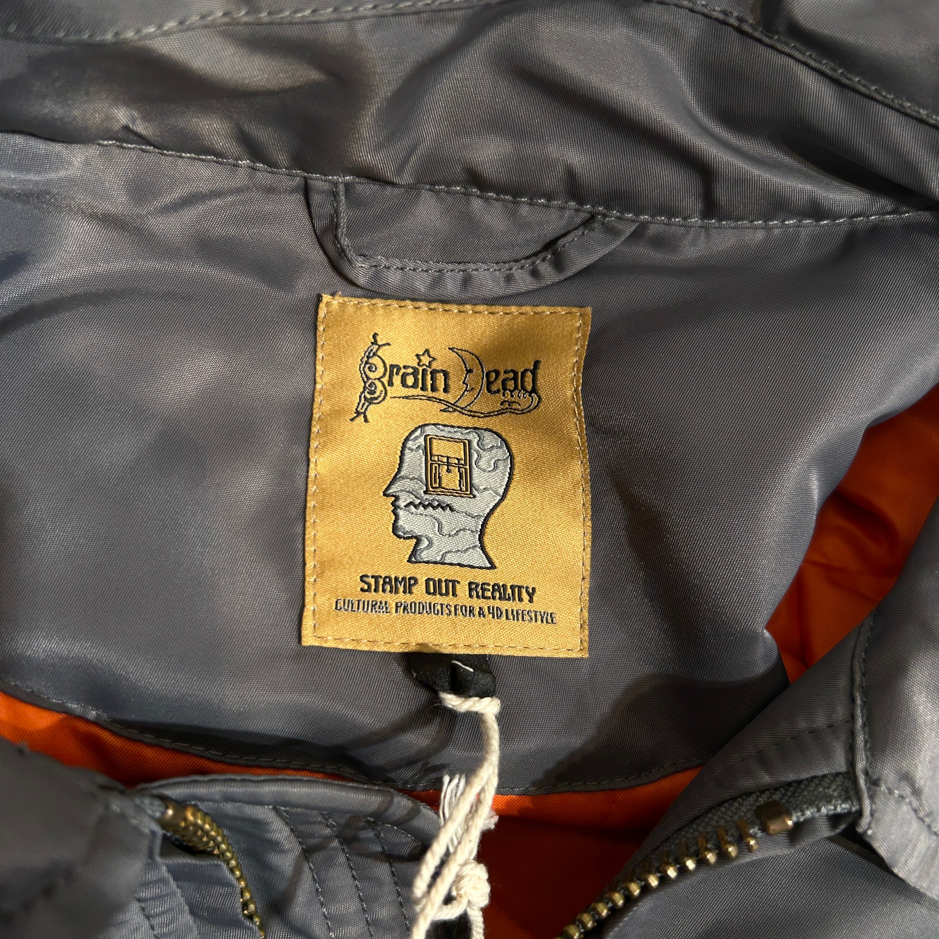 Brain Dead/Jacket/L/Nylon/GRY/ view 3