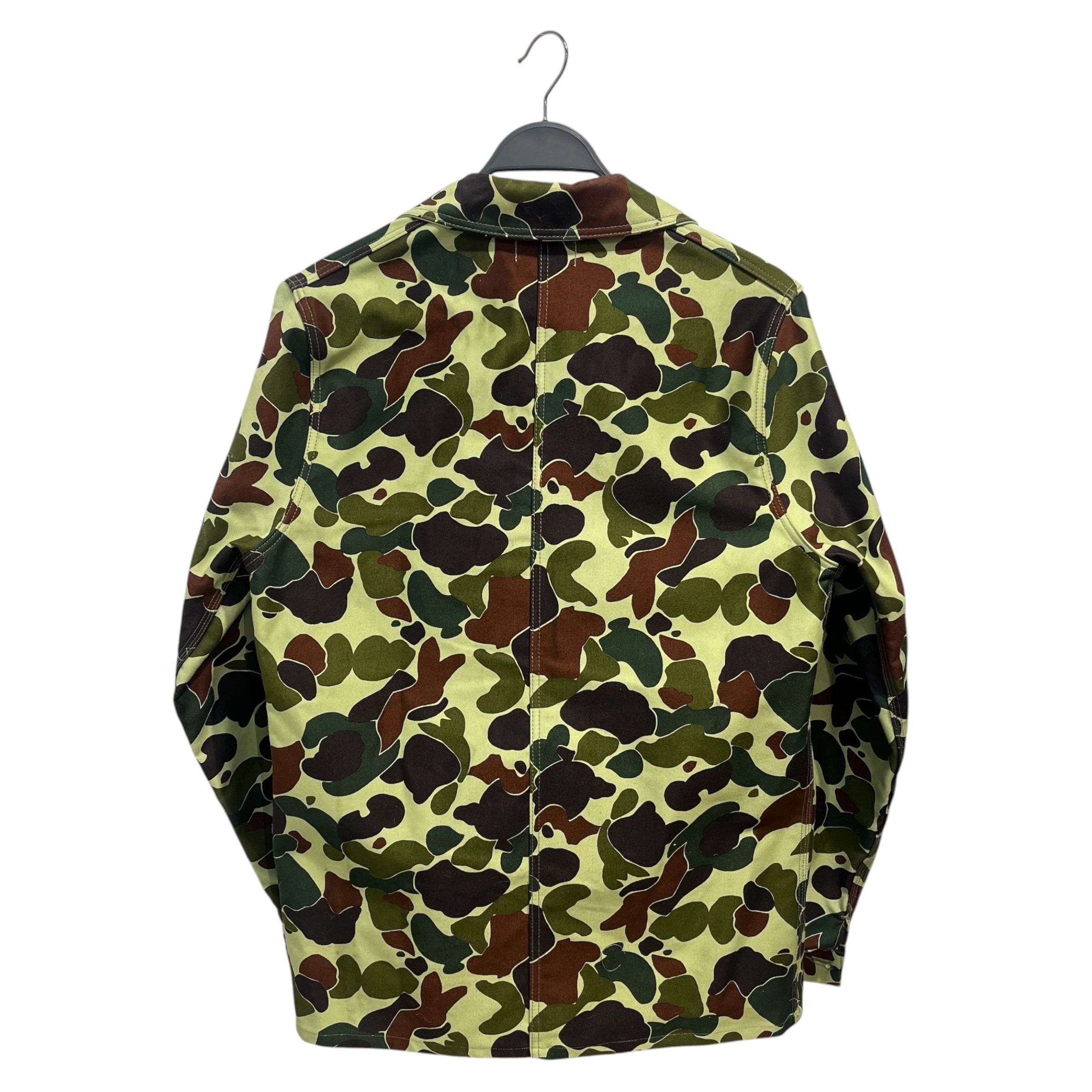 eYe COMME des GARCONS JUNYA WATANABE MAN/Tailored Jkt/L/Cotton/GRN/Camouflage/OIL ON SLEEVE view 2