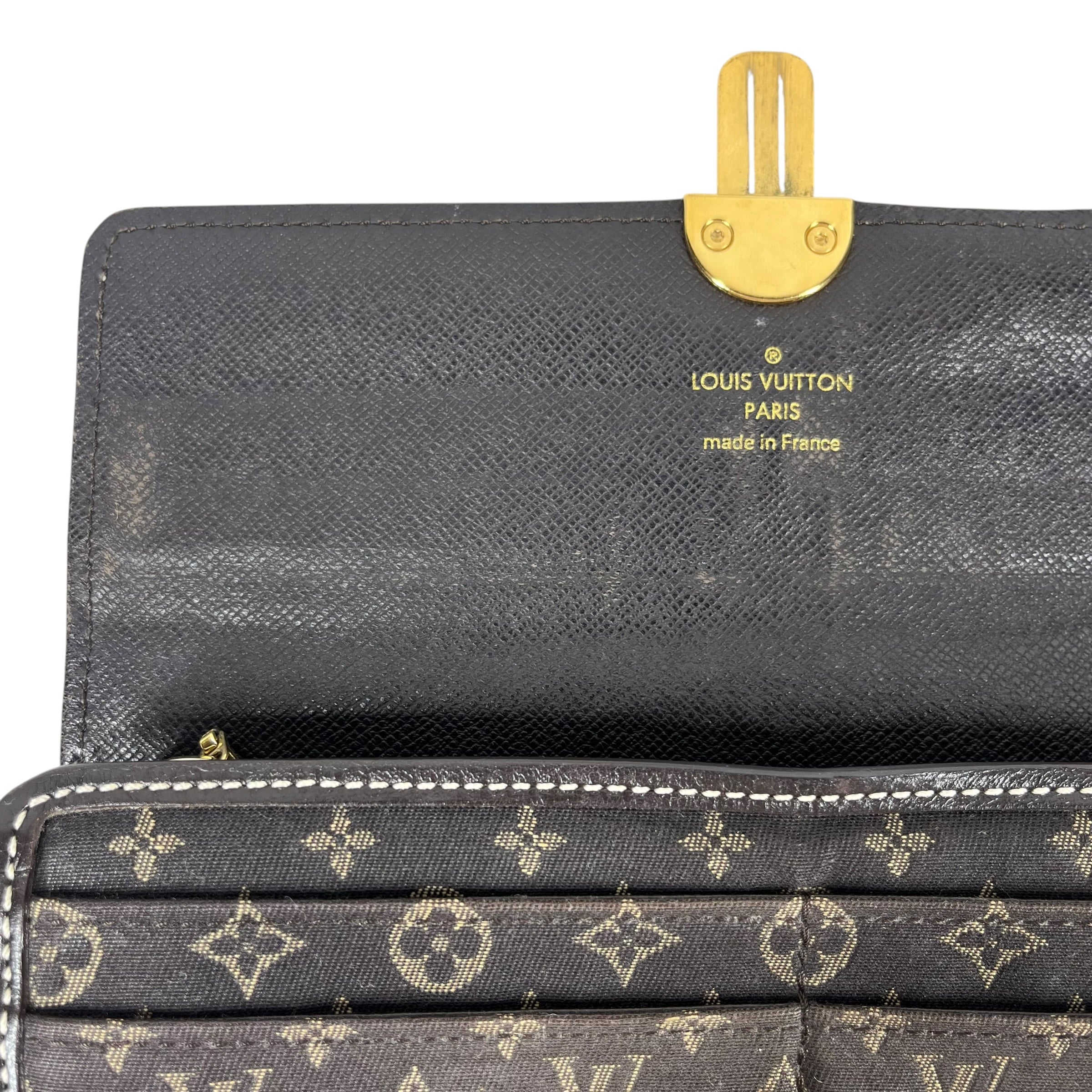LOUIS VUITTON/Long Wallet/Monogram/BRW/Ideal Portefeuille Sarah Walle view 3