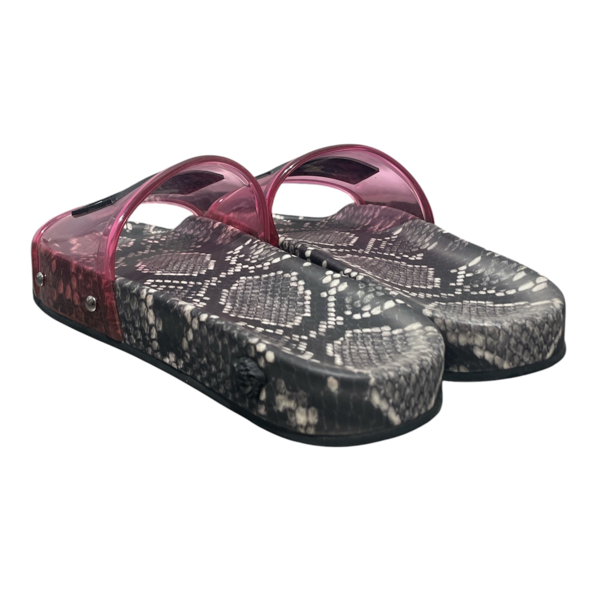 VERSACE/Sandals/EU 37/Animal Pattern/PNK/Python Medusa Pool Slides view 2