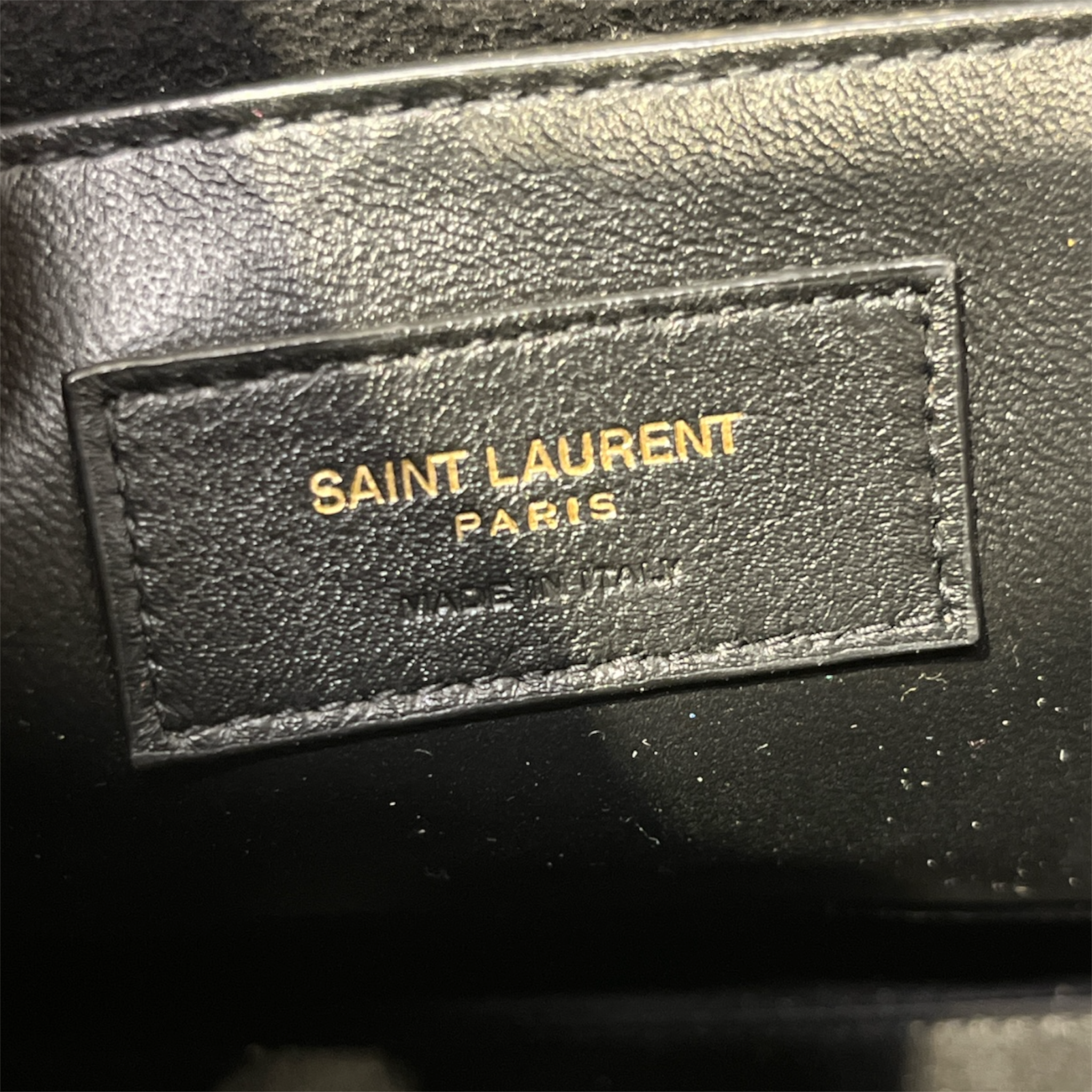 SAINT LAURENT/Cross Body Bag/Leather/BLK/BABYDUFFLE view 4