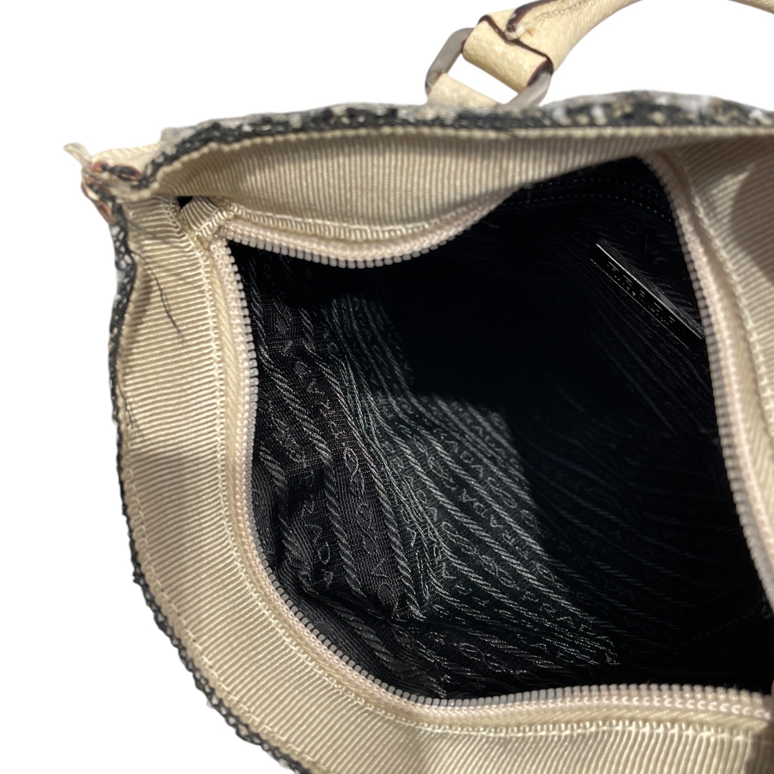 PRADA/Hand Bag/All Over Print/MLT/Tweed white tag 22 view 4