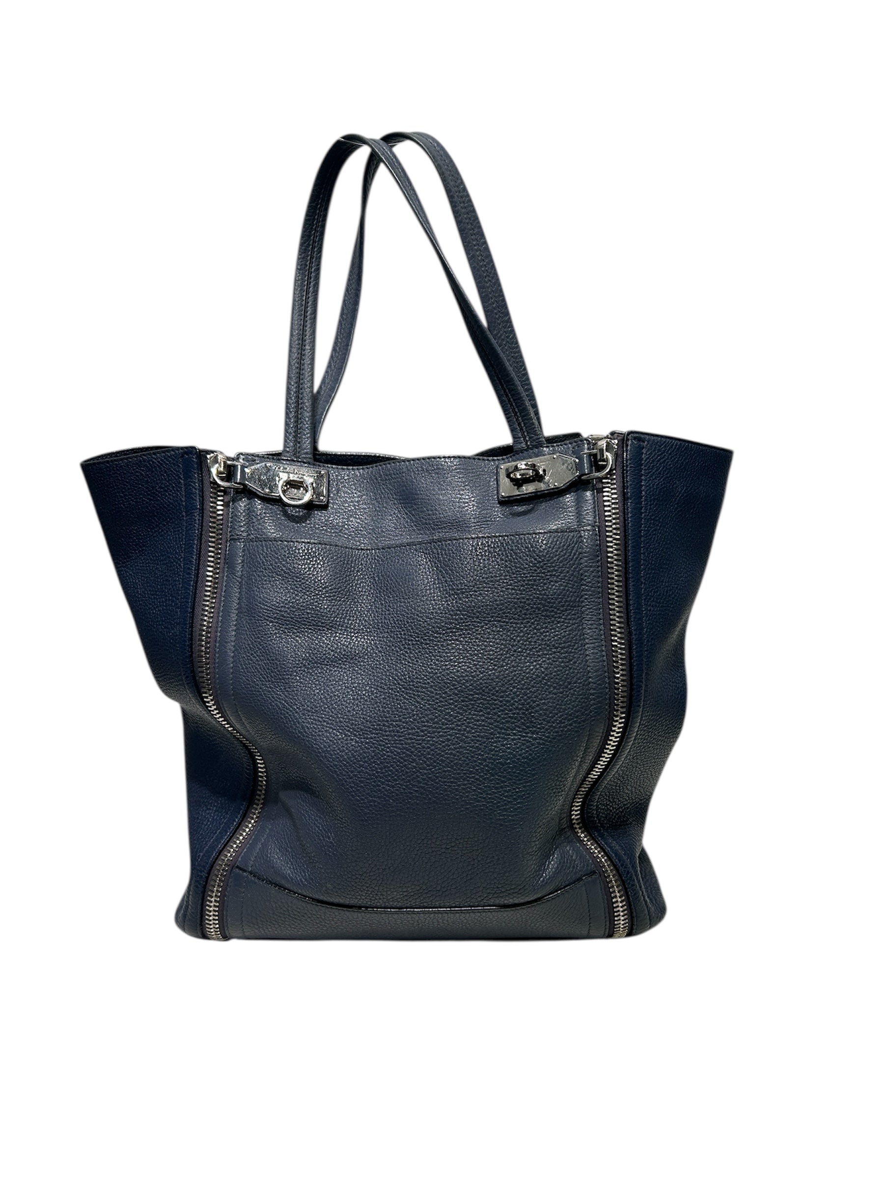 Salvatore Ferragamo/Bag/Leather/NVY/SUSANNE TOTE DOUBLE ZIP view 1