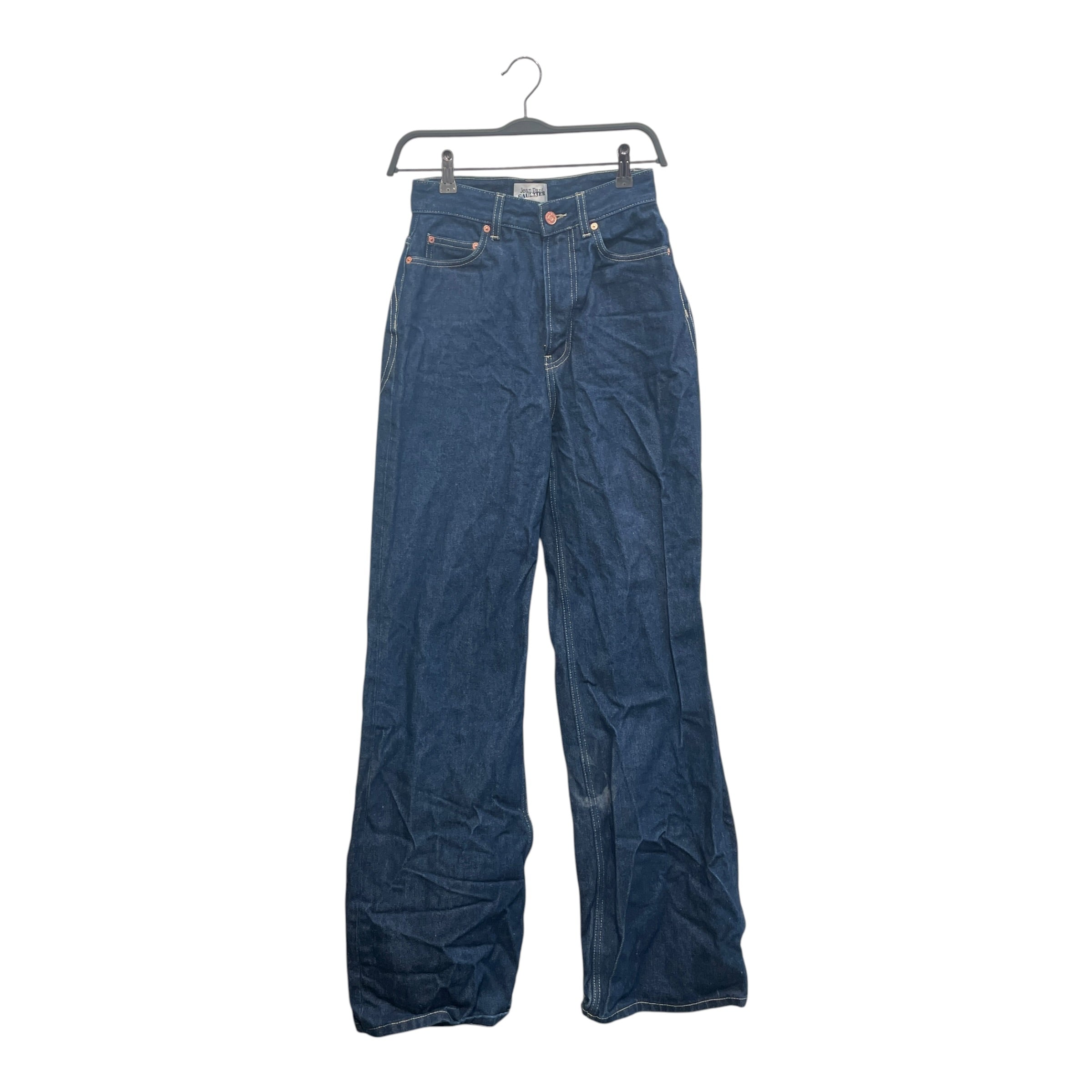 Jean Paul Gaultier/Straight Pants/26/Graphic/Denim/IDG/CIRCULAR STITCH BACK POCKET view 1