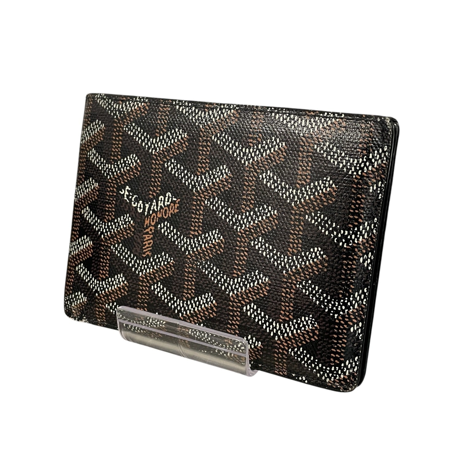 GOYARD/Bifold Wallet/Monogram/Leather/BLK/GOYARDINE BIFOLD WALLET view 1