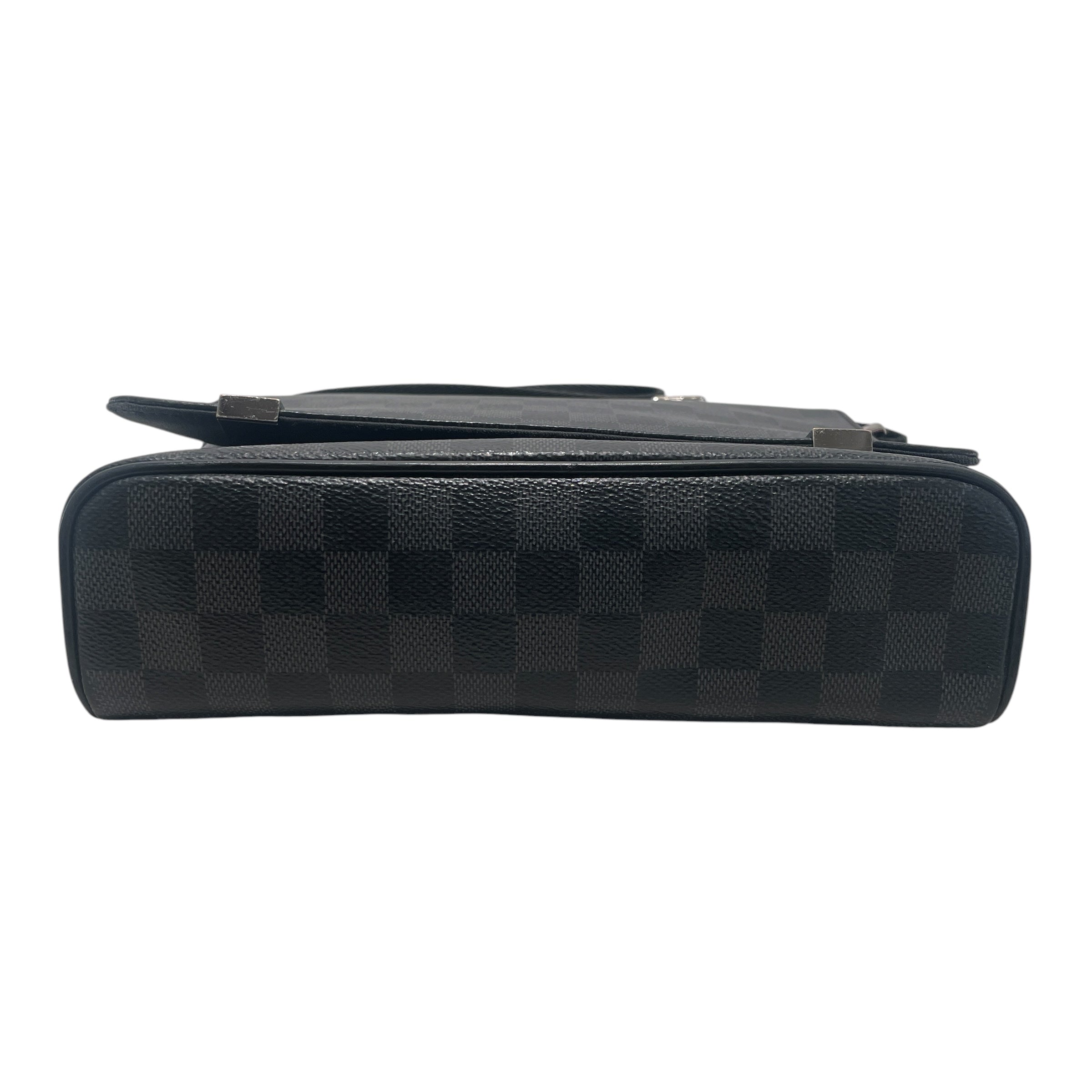 LOUIS VUITTON/Cross Body Bag/Leather/BLK/Damier Graphite view 3