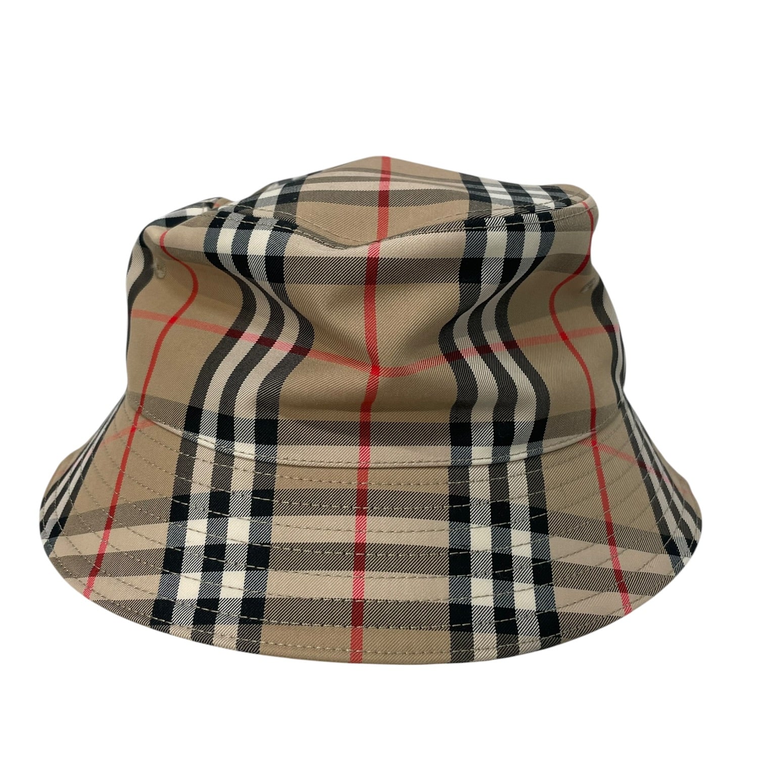BURBERRY/Bucket Hat/Glen Check/Cotton/BEG/M's/ view 1