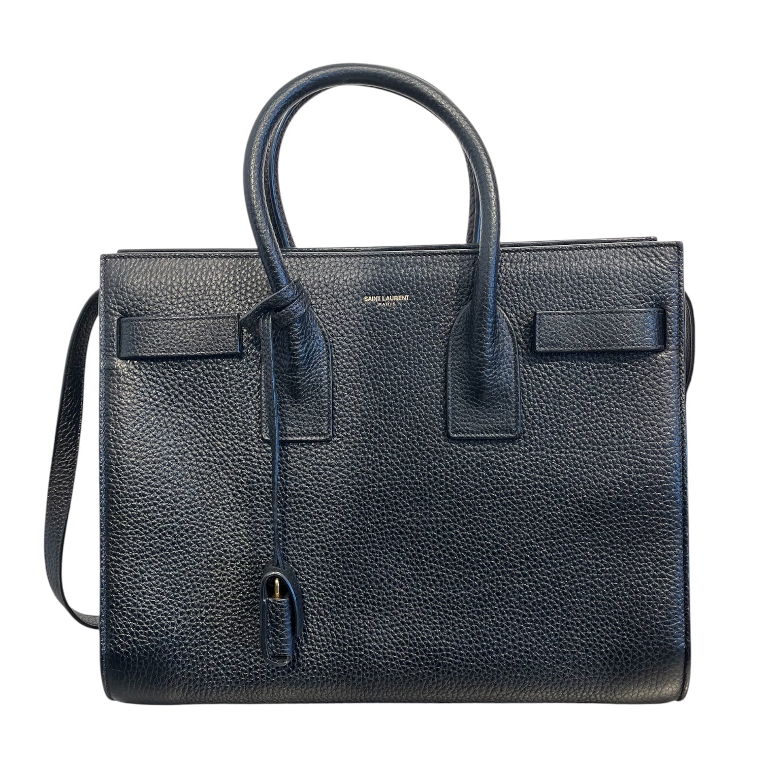 SAINT LAURENT/Hand Bag/Leather/BLK/SAC DE JOUR view 1