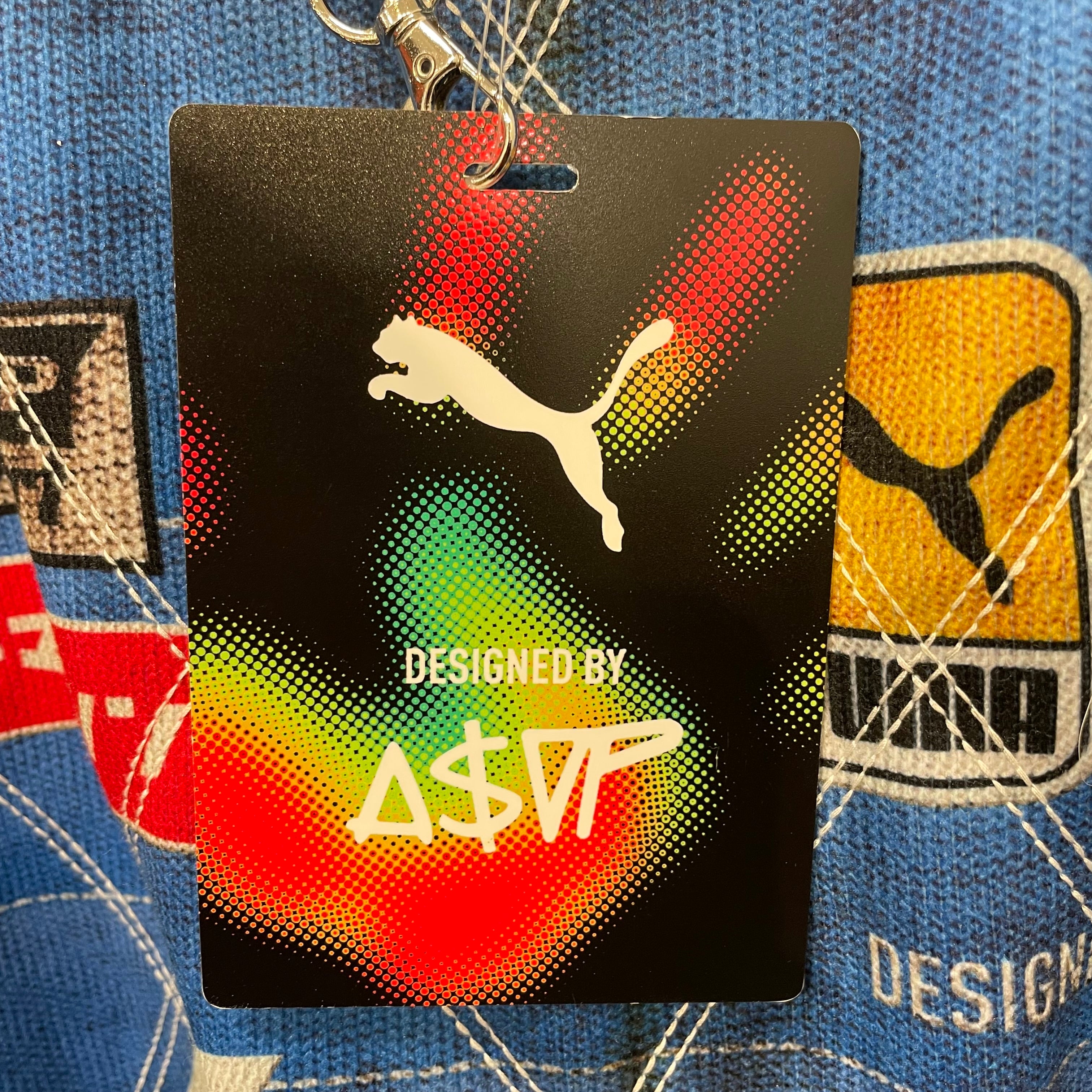 PUMA/T-Shirt/S/Cotton/WHT/Graphic/ASAP SEATBELT view 3
