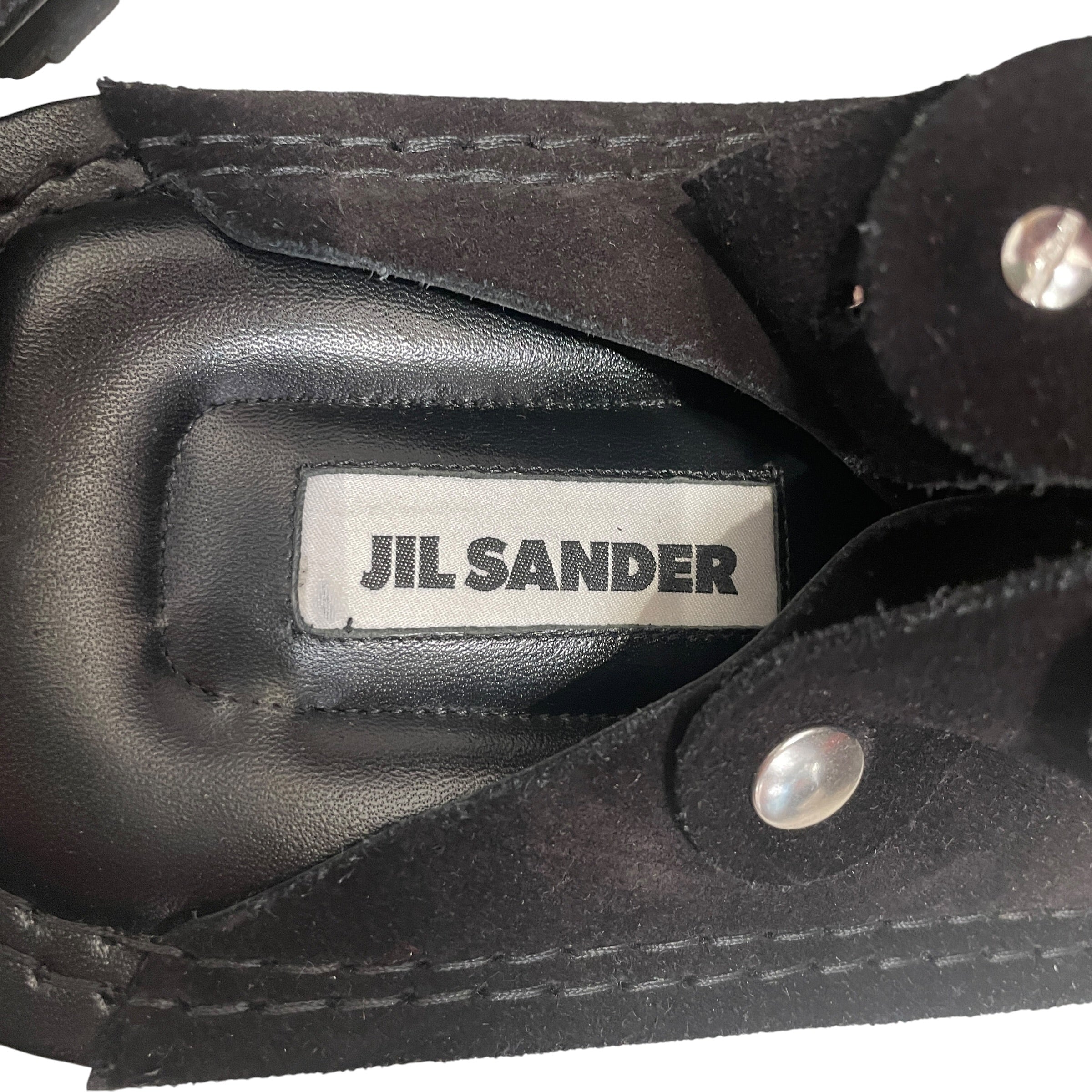 JIL SANDER/Shoes/EU 44/Suede/BLK/V-Tip/JILL SANDER SLIDE BLK view 5