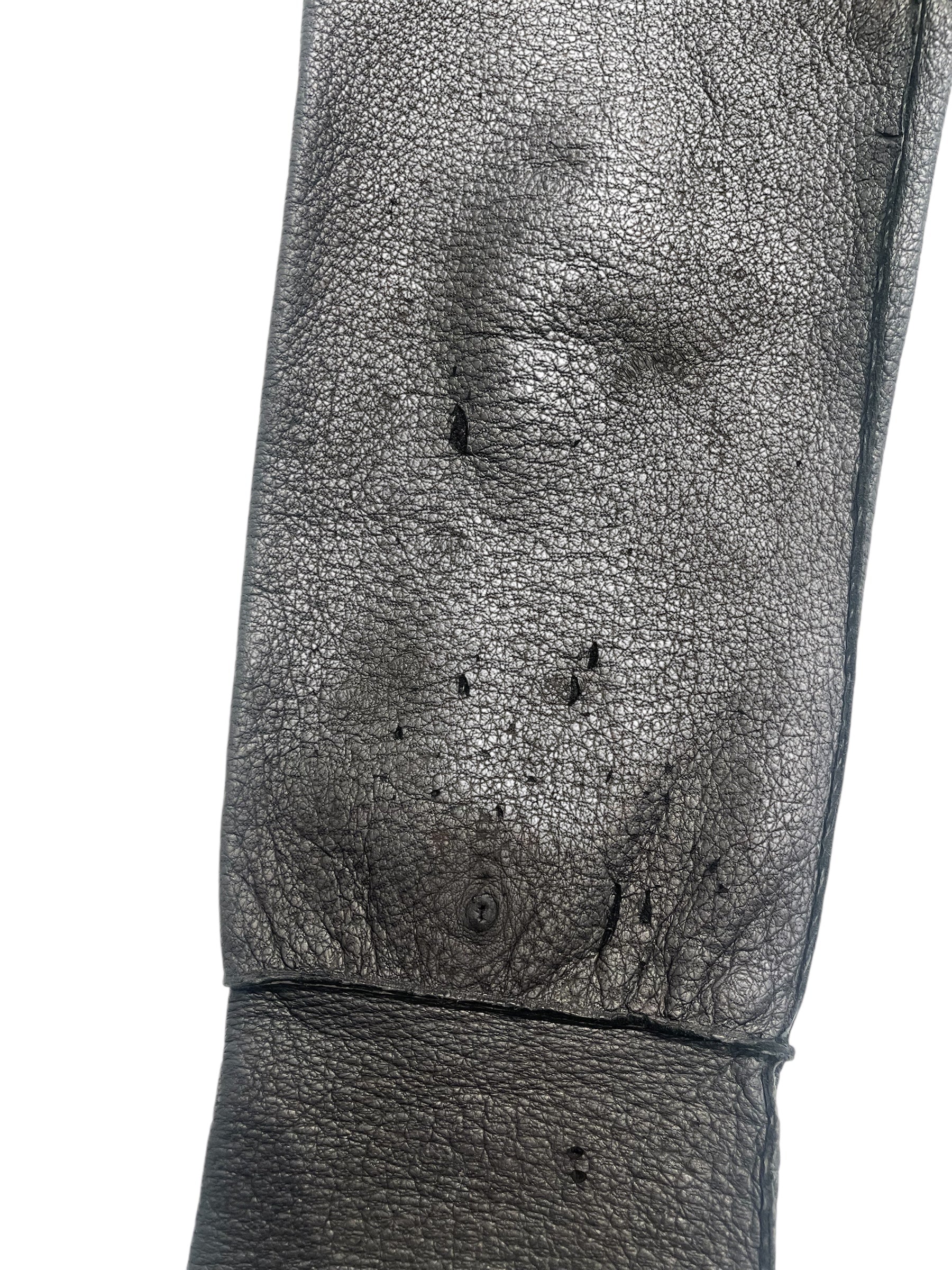 CAROL CHRISTIAN POELL/Pants/48/Leather/BLK/LEATHER CROPPED PANT view 2