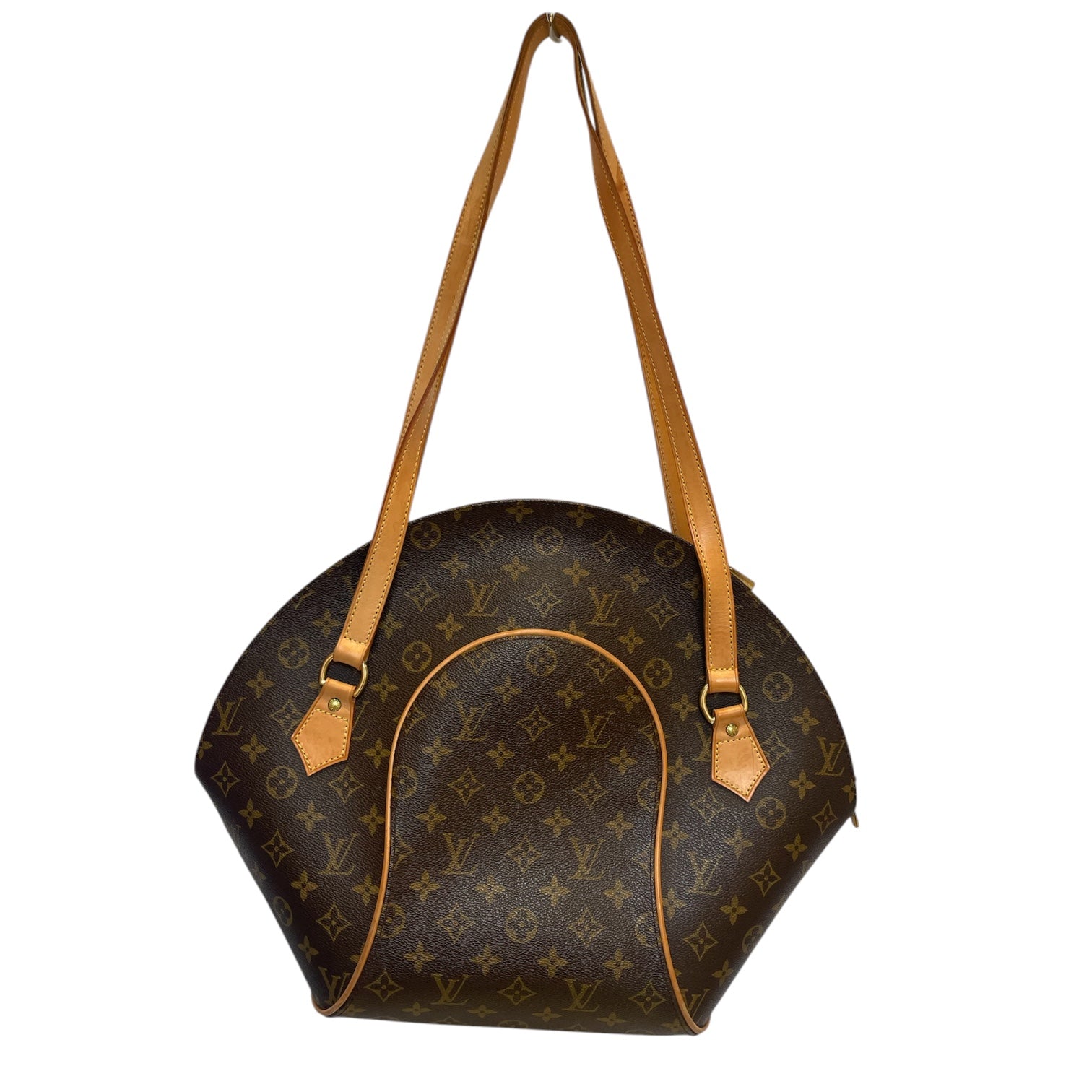 LOUIS VUITTON/Bag/Monogram/Leather/BRW/Ellipse Shoulder Bg view 2