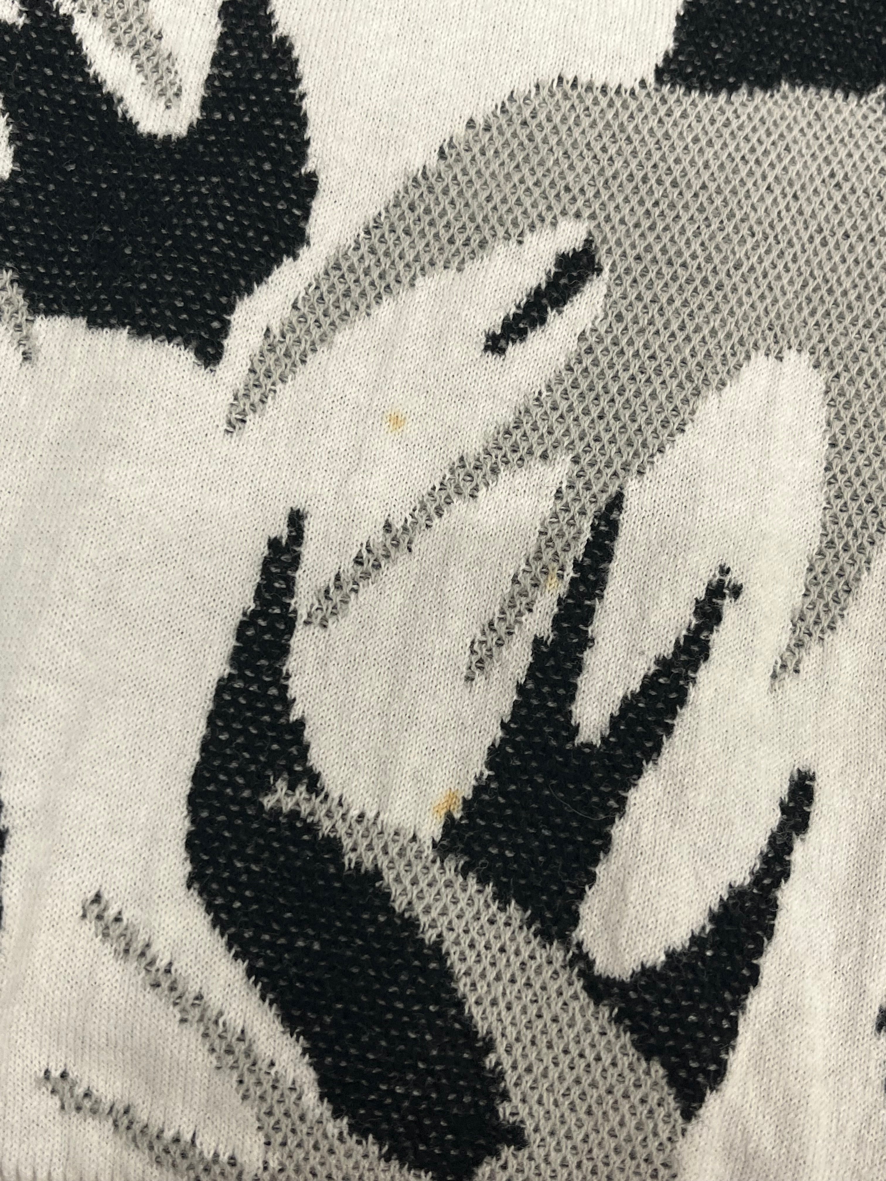 McQ Alexander McQueen/Sweater/S/All Over Print/Cotton/WHT/BIRD PRINT WIDE BODY view 9