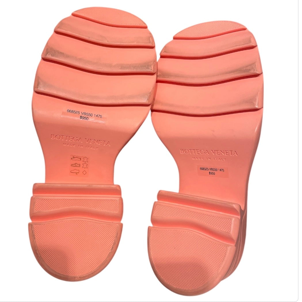 BOTTEGA VENETA/Shoes/EU 38/BLK/Flash mule pink sole view 4