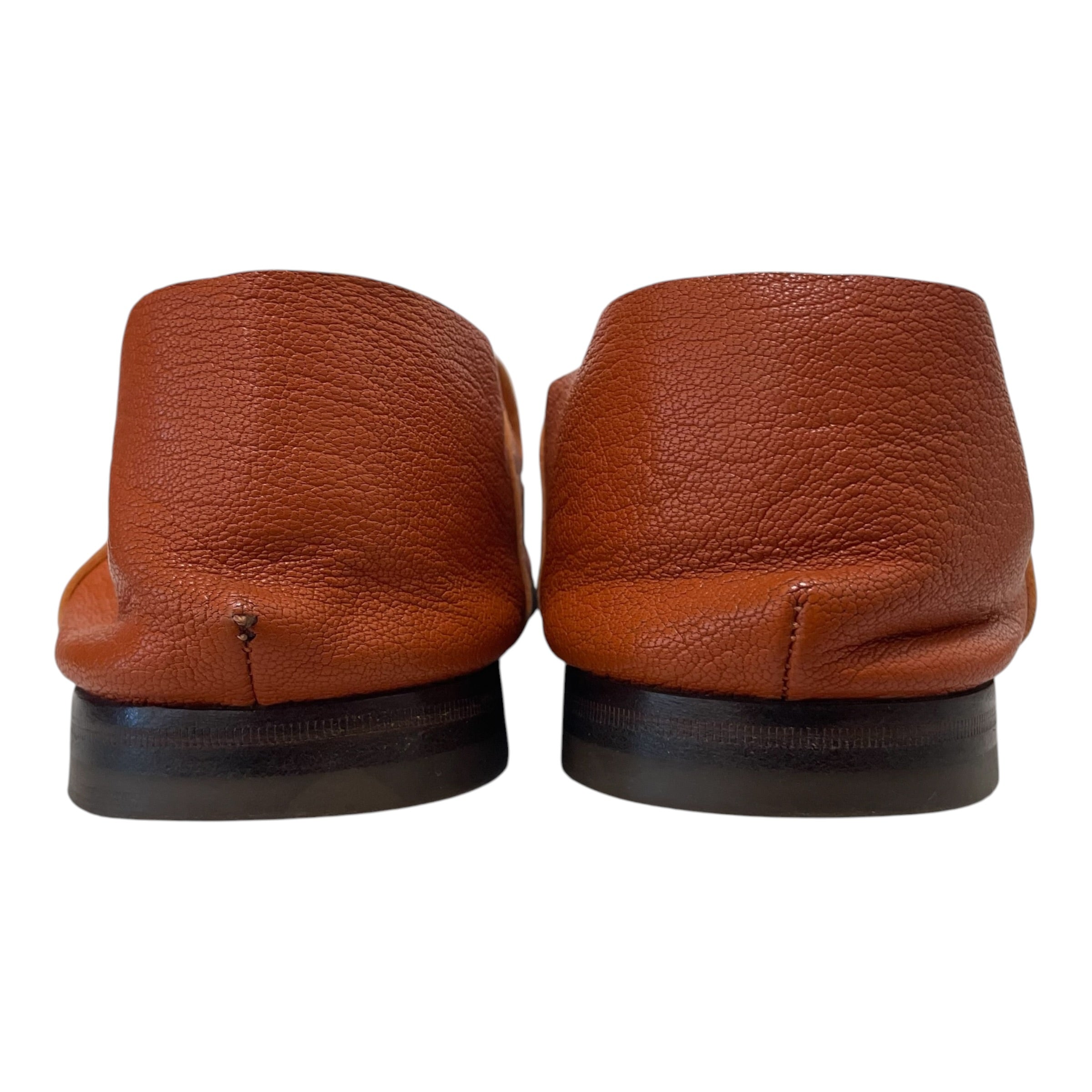 MIU MIU/Loafers/US 7/Leather/ORN/miu miu leather slip on loafer view 5