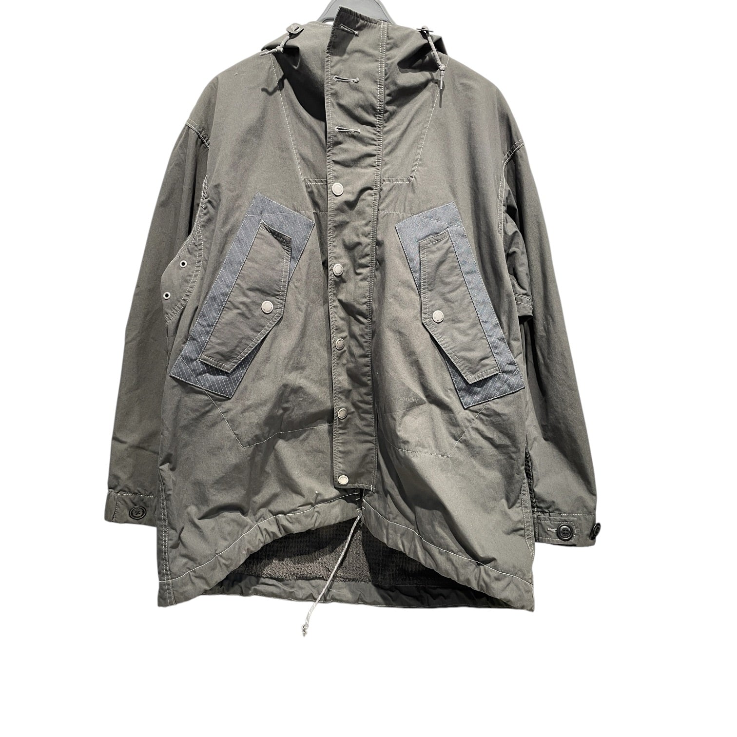 and wander/and wander/Danner/Mountain Parka/XL/Cotton/GRY/ view 1