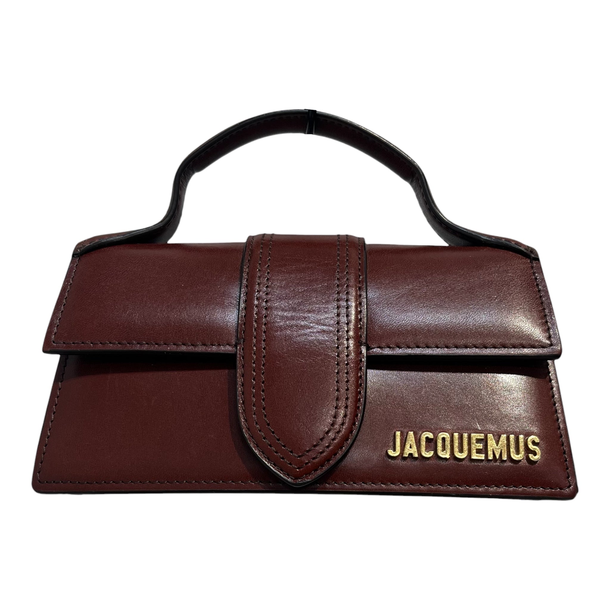 JACQUEMUS/Cross Body Bag/Leather/BRW/LE BAMBINO GOLD HARDWARE view 1