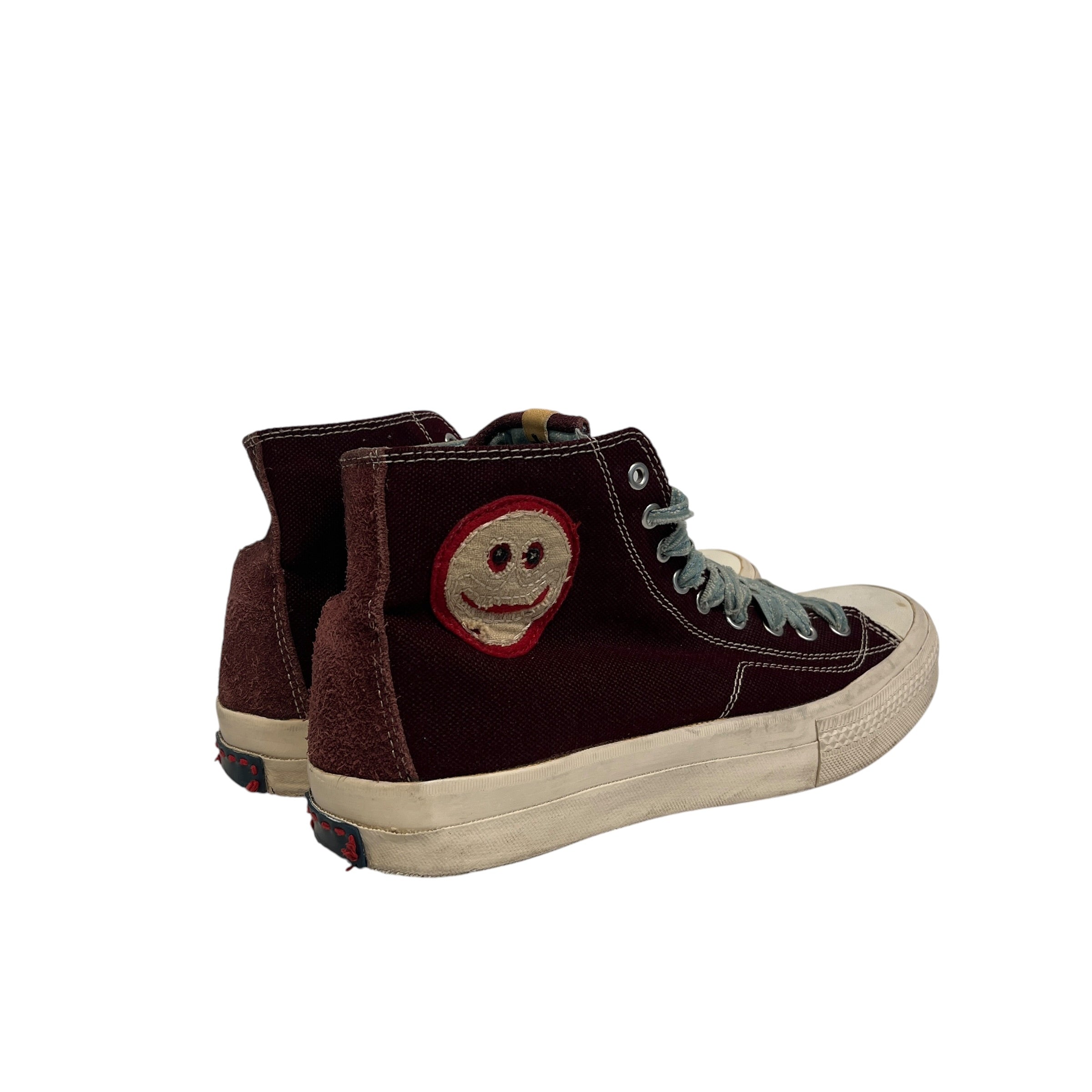 visvim/Hi-Sneakers/US 9.5/Cotton/BRD/2013 skagway smiley face view 2