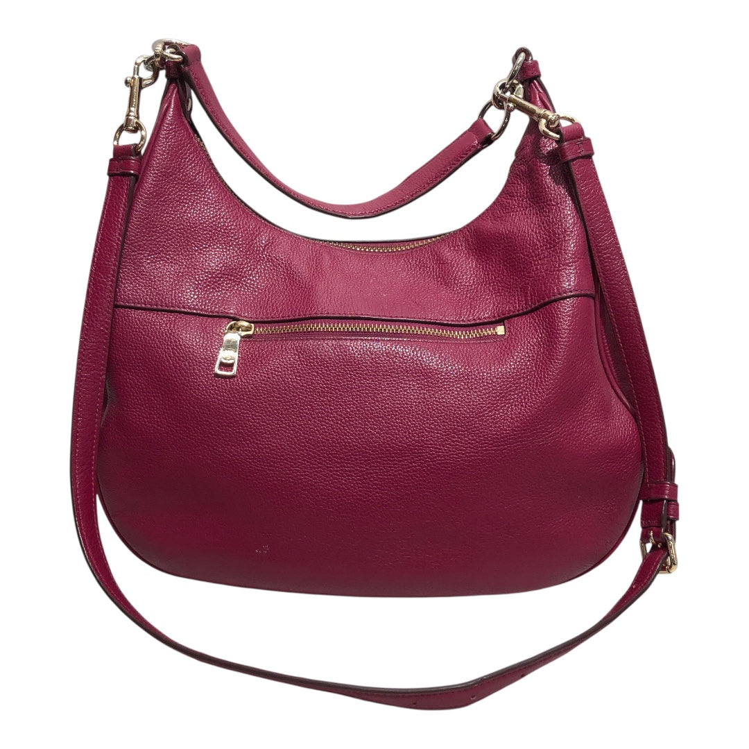 COACH/Bag/Leather/PNK/BIG DARK PINK POUCH BAG view 3