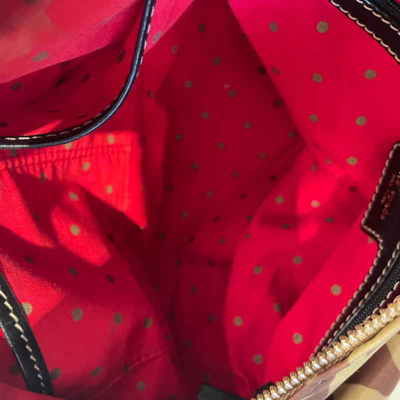kate spade new york/Hand Bag/M/Leopard/Nylon/BEG/