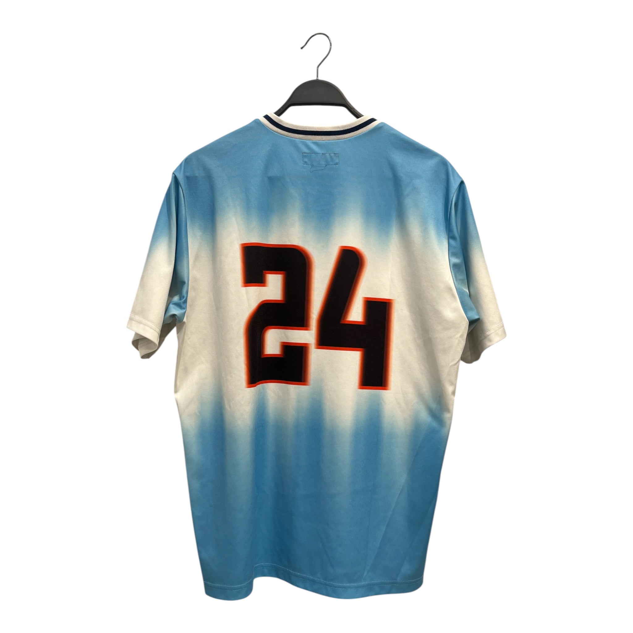 Supreme/T-Shirt/M/Polyester/BLU/Graphic/jersey motion 24 white view 2
