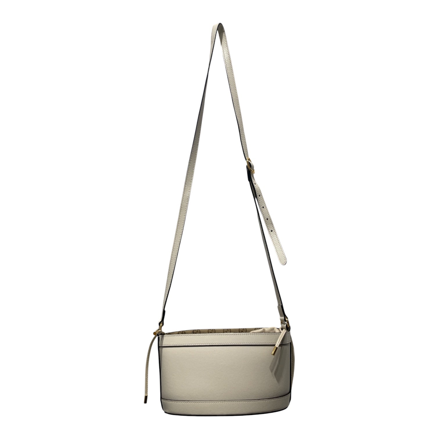 GUCCI/Cross Body Bag/Leather/CRM/Gucci Horsebit 1995 Bucket Bag view 2