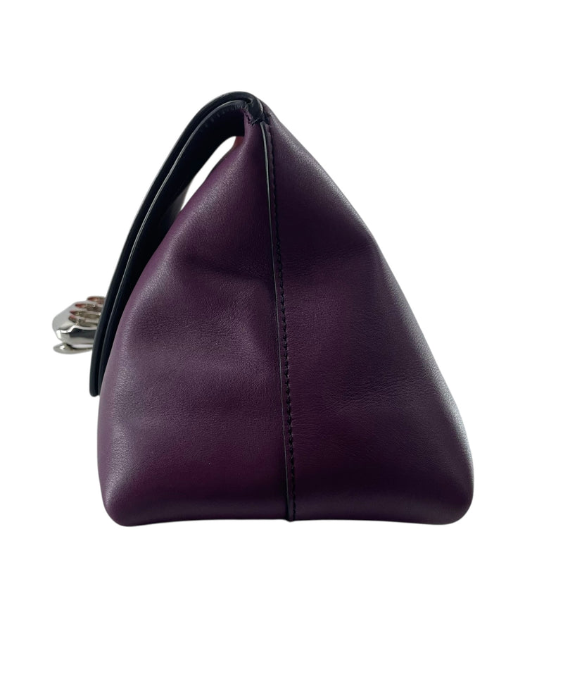 Alexander McQueen/Cross Body Bag/Leather/BLU/SCALES + BRASS KNUCKLE