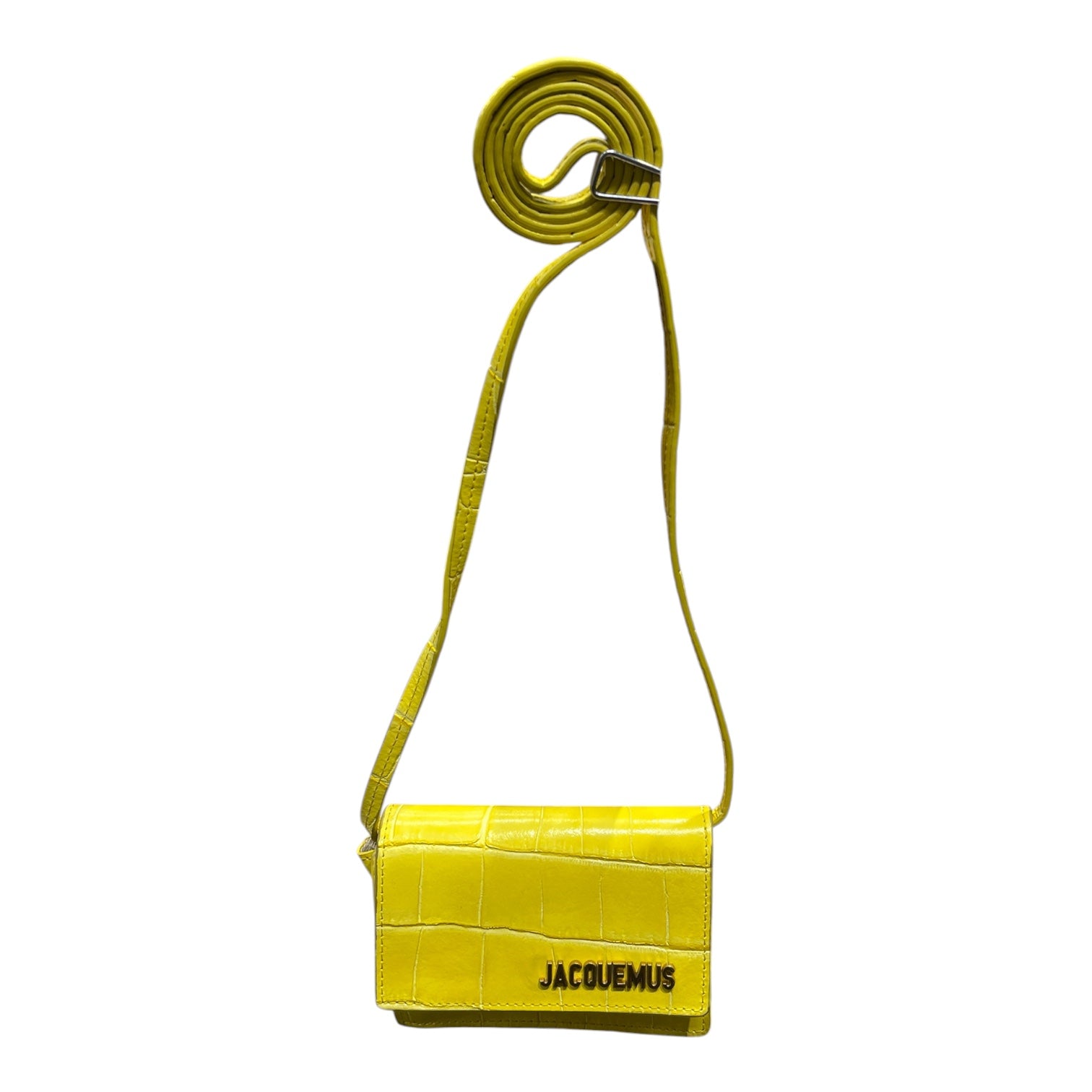 JACQUEMUS/Cross Body Bag/XS/Animal Pattern/Leather/YEL/CROSSBODY BAG view 1