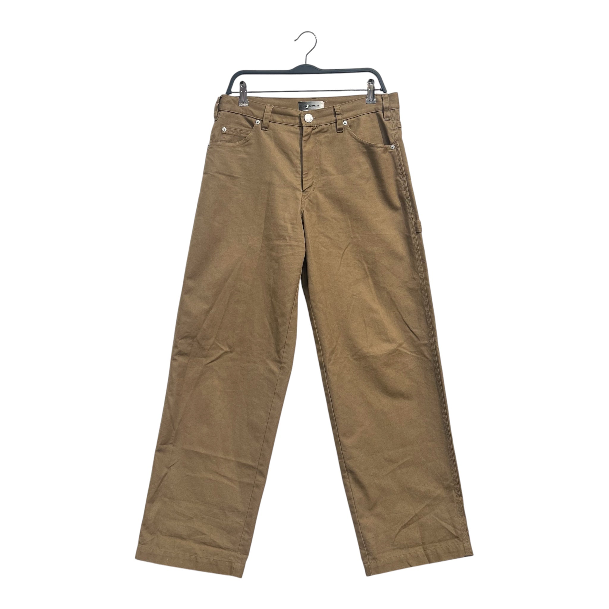 ISABEL MARANT/Bottoms/40/Cotton/KHK/CARABENER STRAP view 1